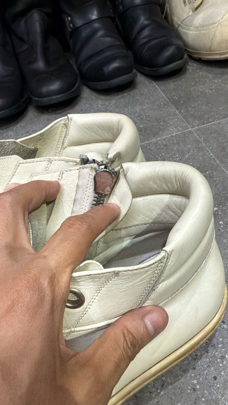 Rick Owens f/w 2017 rick owens glitter island dunk milk colorway Size US 11 / EU 44 - 5 Thumbnail