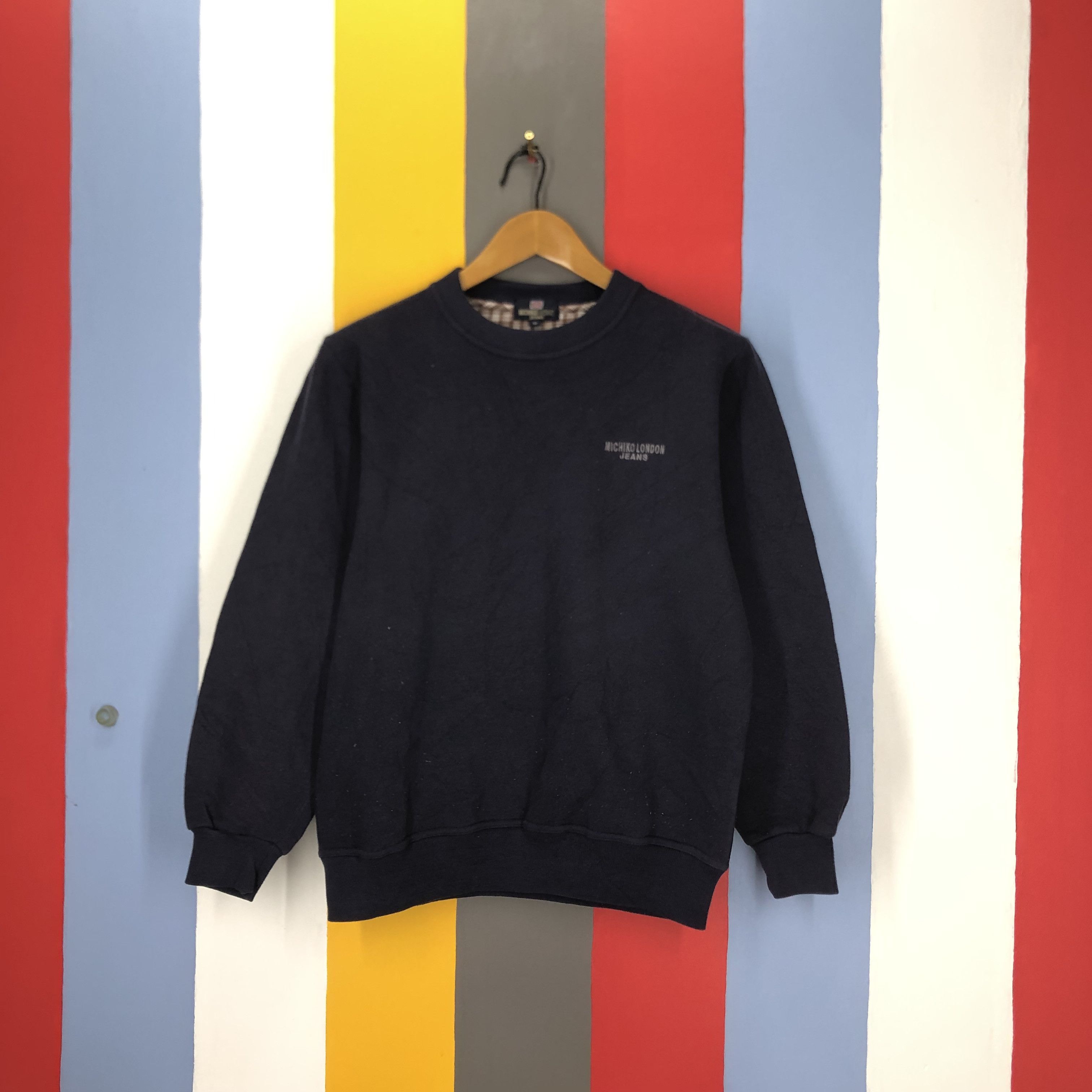 Japanese Brand MICHIKO LONDON JEANS Crew Neck Sweatshirt #1624/02 Size US M / EU 48-50 / 2 - 3 Thumbnail