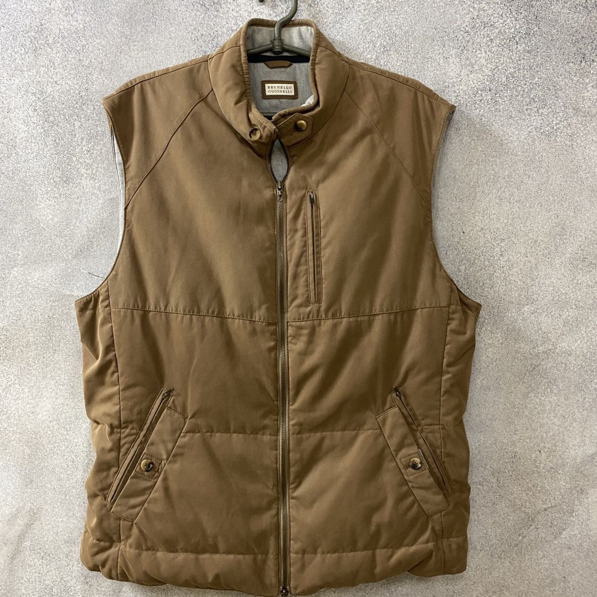 Brunello Cucinelli Brunello Cucinelli Vest Wool Size US XL / EU 56 / 4 - 2 Thumbnail