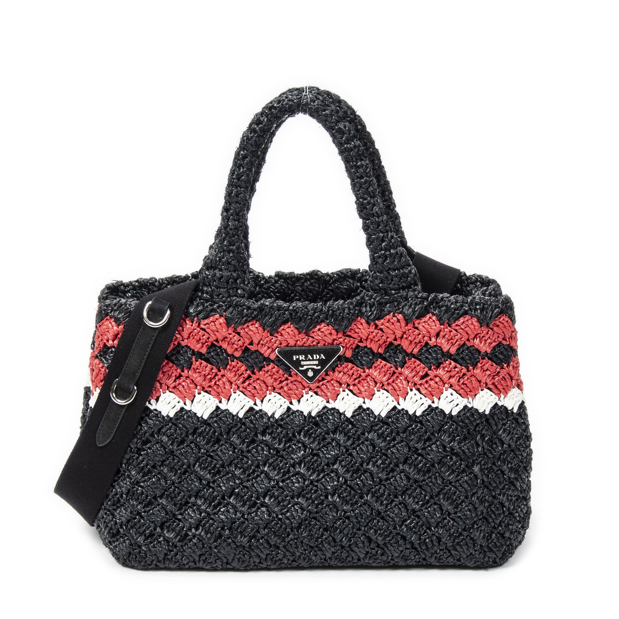 Prada Small Canapa Tote Size ONE SIZE - 1 Thumbnail