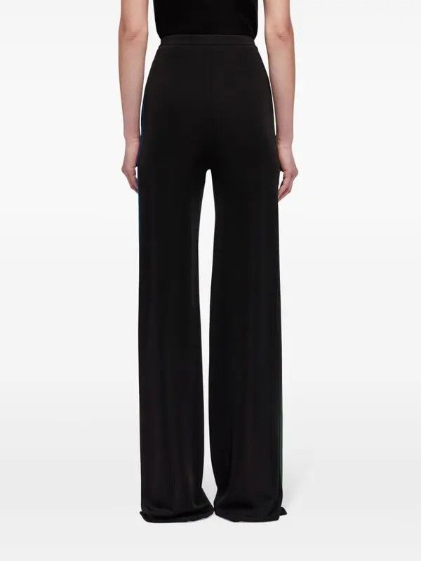Salvatore Ferragamo o1s1rm0126 Striped Knit Track Pant in Black Size 28" / US 6 / IT 42 - 4 Thumbnail