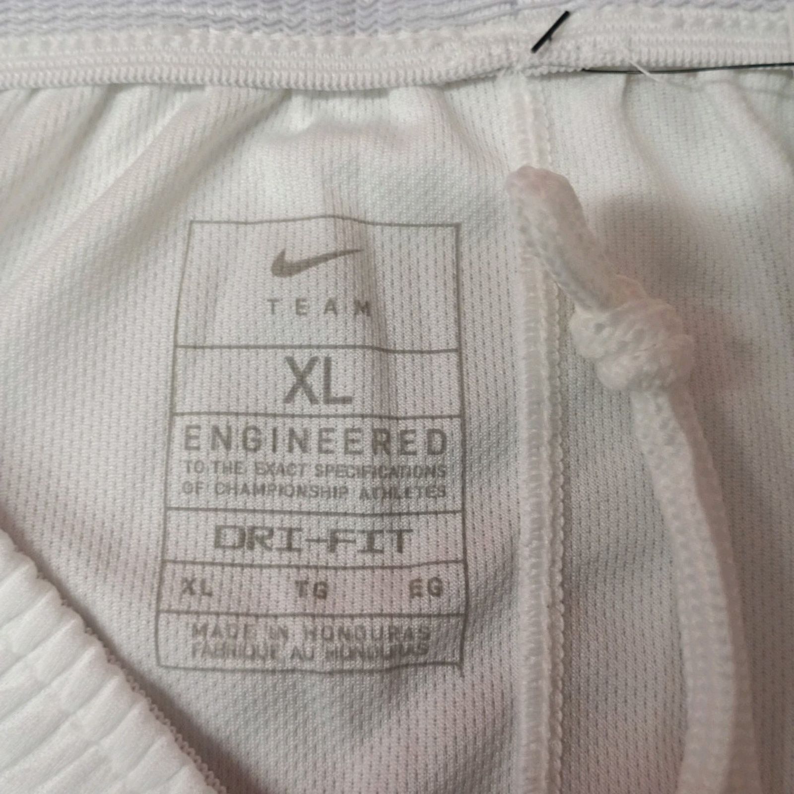 Nike Nike Team Dri-Fit Shorts Women's Size XL White Purple Trim Size 36" / US 14 / IT 50 - 3 Thumbnail