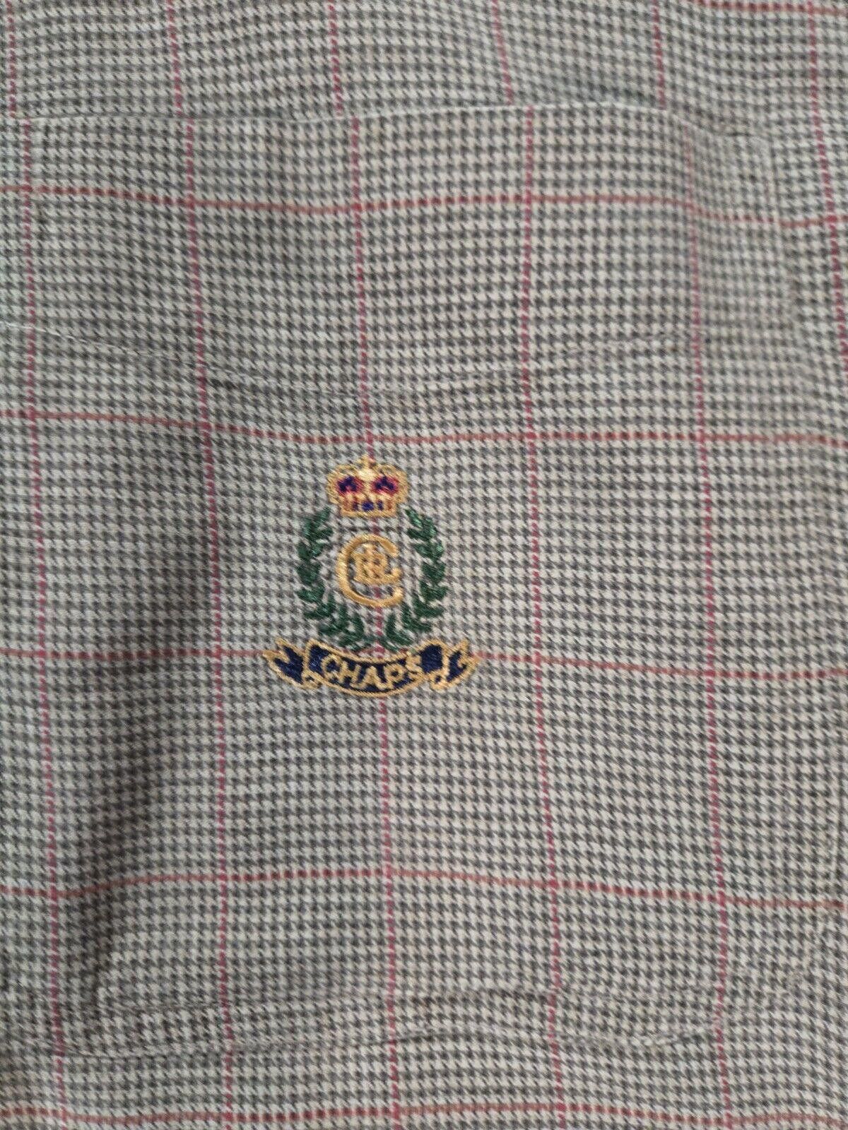 Chaps Khaki Red Plaid Chaps Ralph Lauren Button Up Dress Shirt XL Size US XL / EU 56 / 4 - 2 Thumbnail