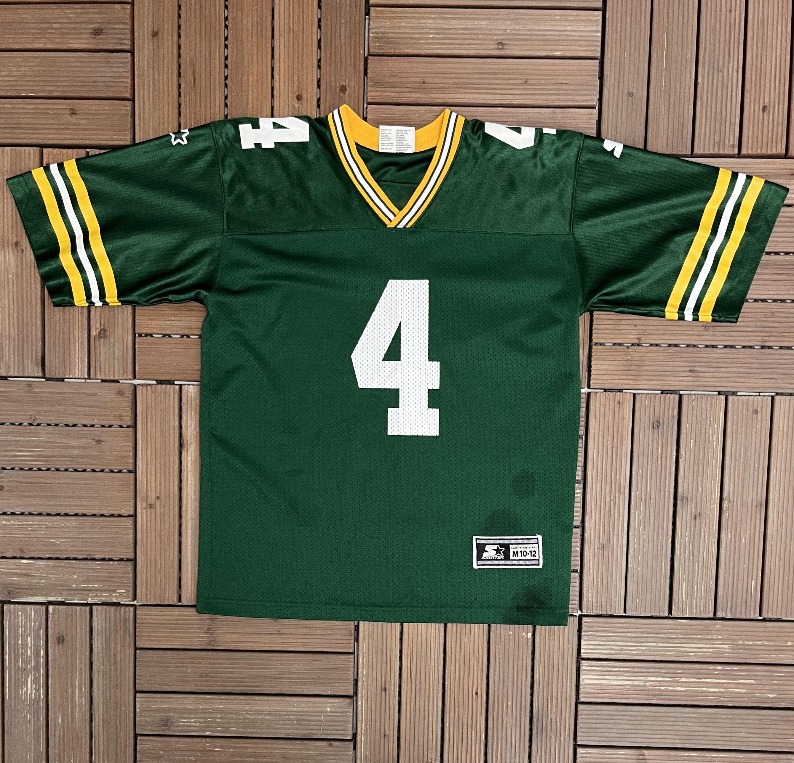 Vintage Starter Jersey Youth Brett FavreGreen Bay Packer – Count Sole