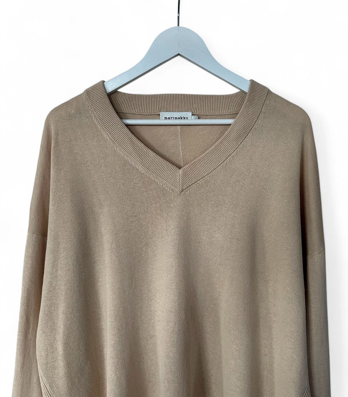 Marimekko Marimekko Solid Linen Cotton Sweater Jumper Women's Size L Size L / US 10 / IT 46 - 3 Thumbnail