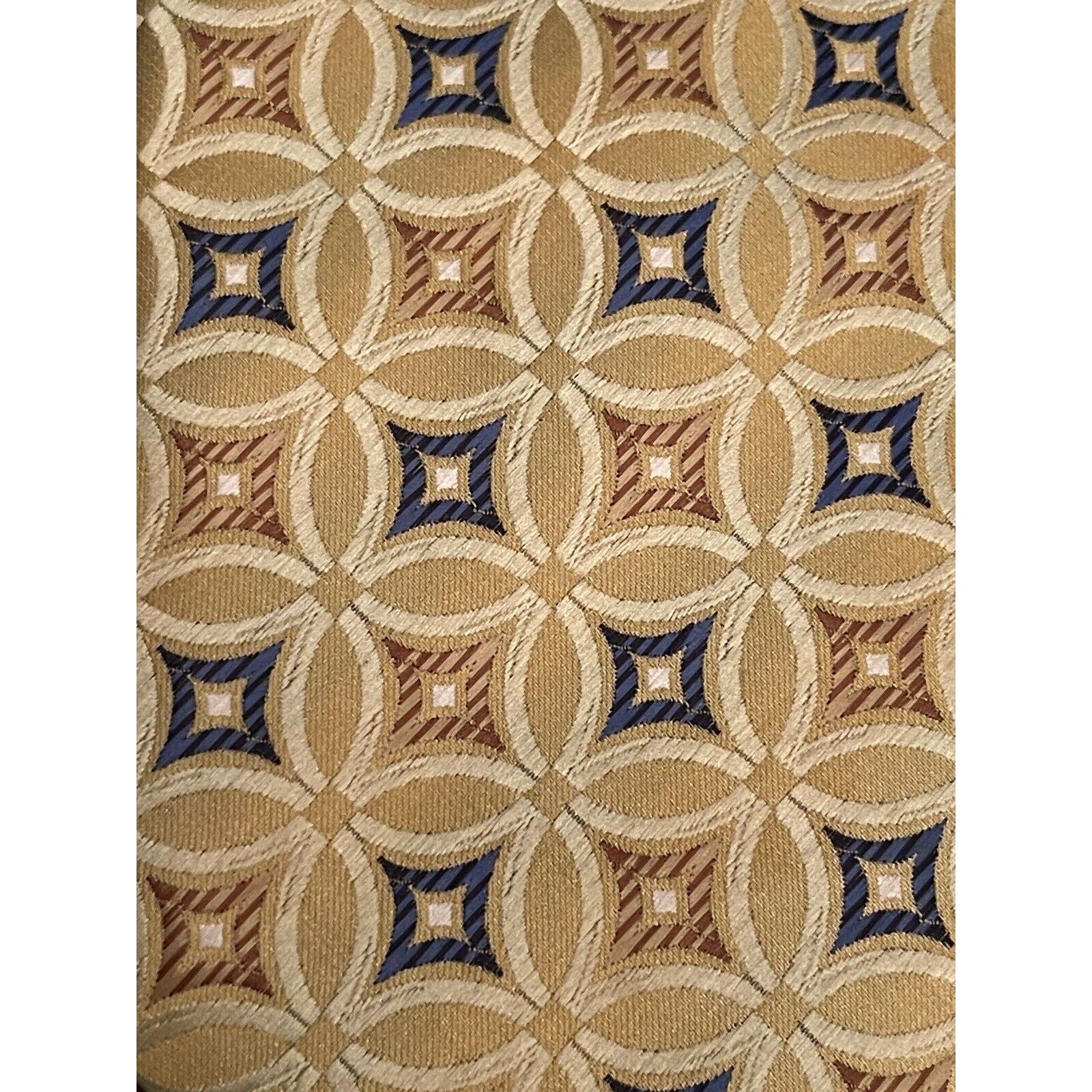 Alexander Julian Alexander Julian Colours Hand Made Gold Blue 100% Polyester Size ONE SIZE - 9 Thumbnail