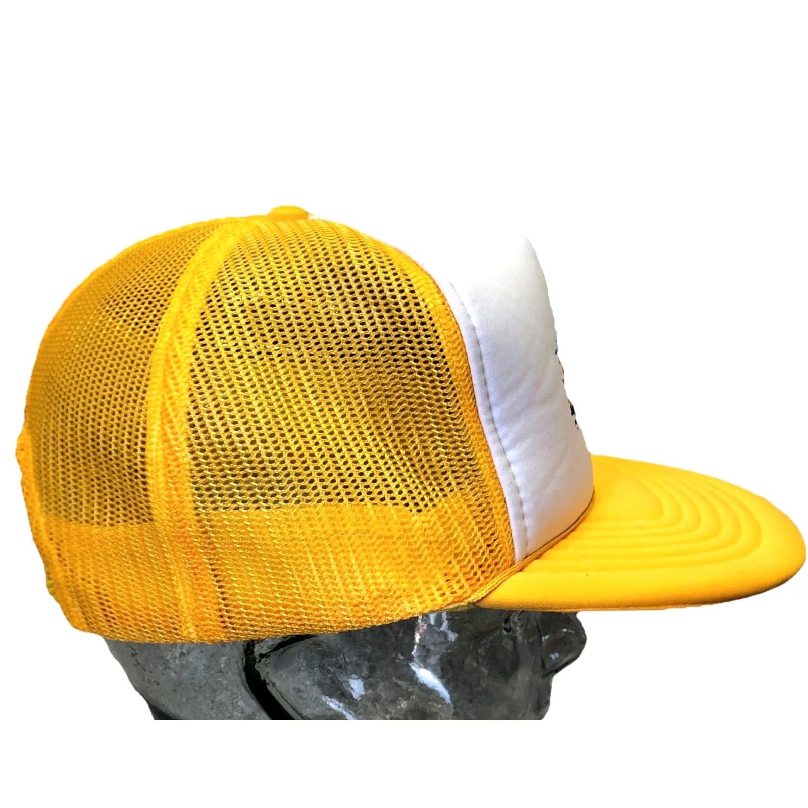 Vintage VINTAGE Myrtle Beach Trucker Hat Cap Snapback Yellow White 90s Y2K Men Size ONE SIZE - 3 Thumbnail