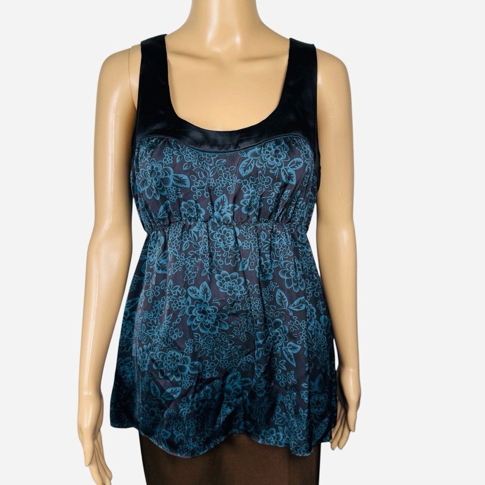 Other MINT Jodi Arnold Silk Sleeveless Floral Blouse Size 10 Size L / US 10 / IT 46 - 1 Thumbnail