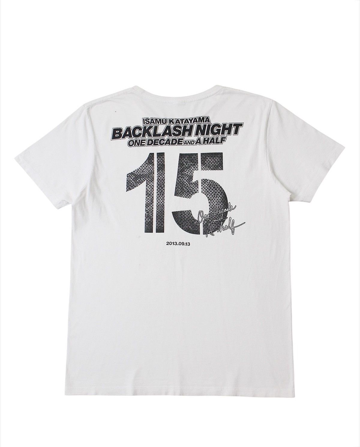 Isamu Katayama Backlash 2013 ISAMU KATAYAMA BACKLASH 15TH ANNIVERSARY TEE Size US M / EU 48-50 / 2 - 1 Thumbnail
