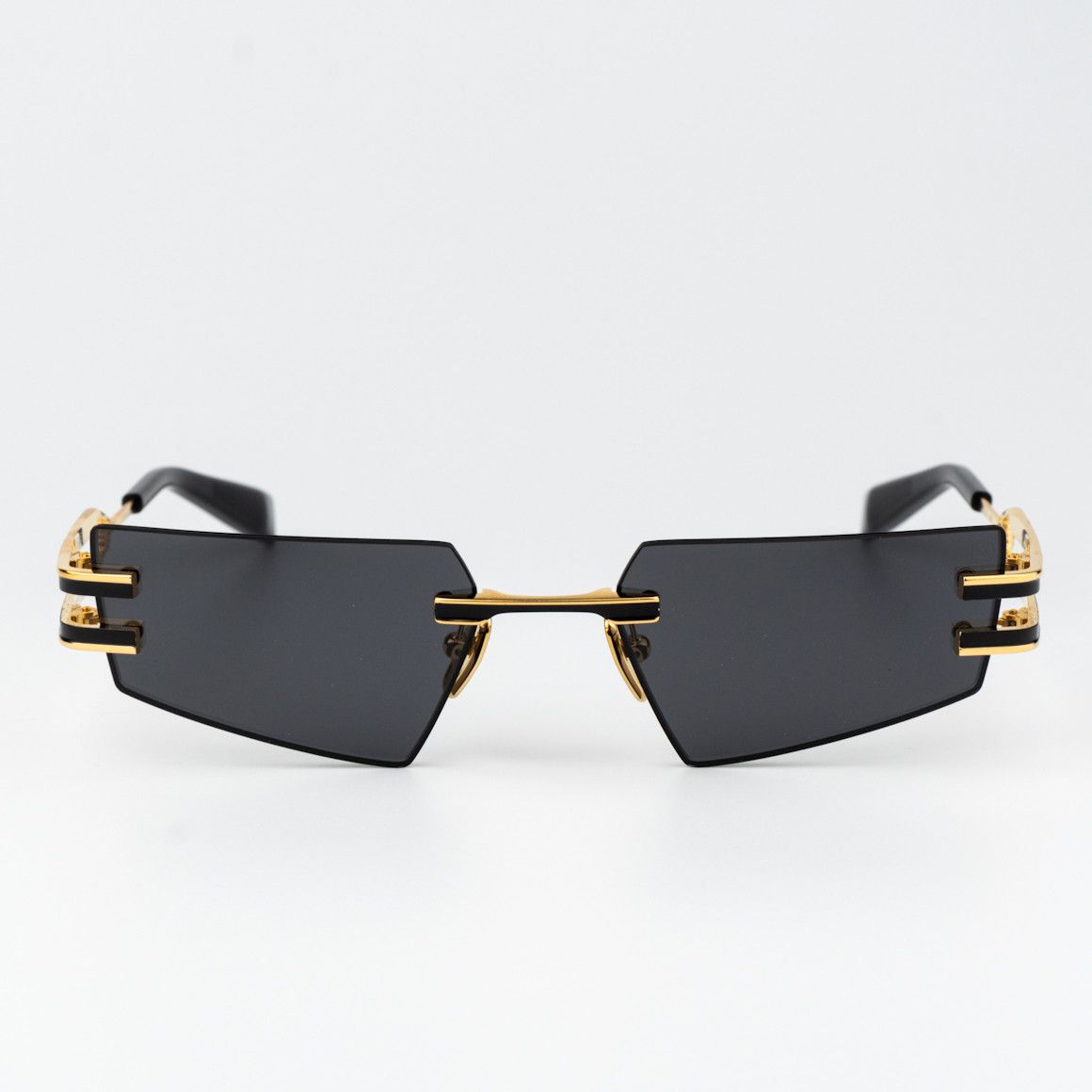 Balmain Balmain Women Sunglasses Gold Black Grey FIXE BPS-123A-54 Size ONE SIZE - 2 Thumbnail