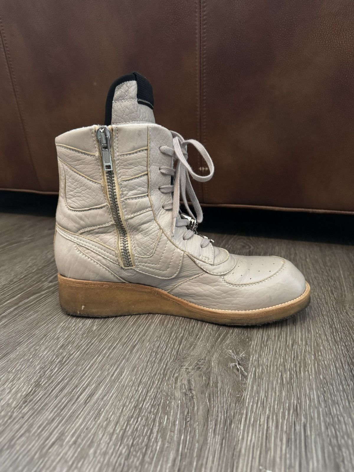 Rick Owens Rick Owens FW05 Moog Dunk Zeus Prototype Sample Wedge Boot Size US 8 / EU 41 - 4 Thumbnail