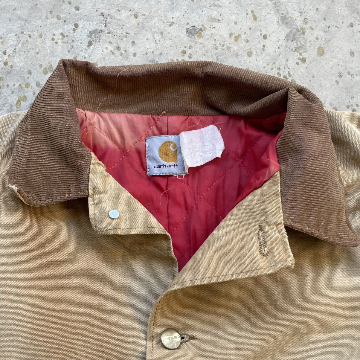 Carhartt × Vintage Vintage brown Carhartt chore jacket w/ red quilted lining Size US XL / EU 56 / 4 - 5 Thumbnail