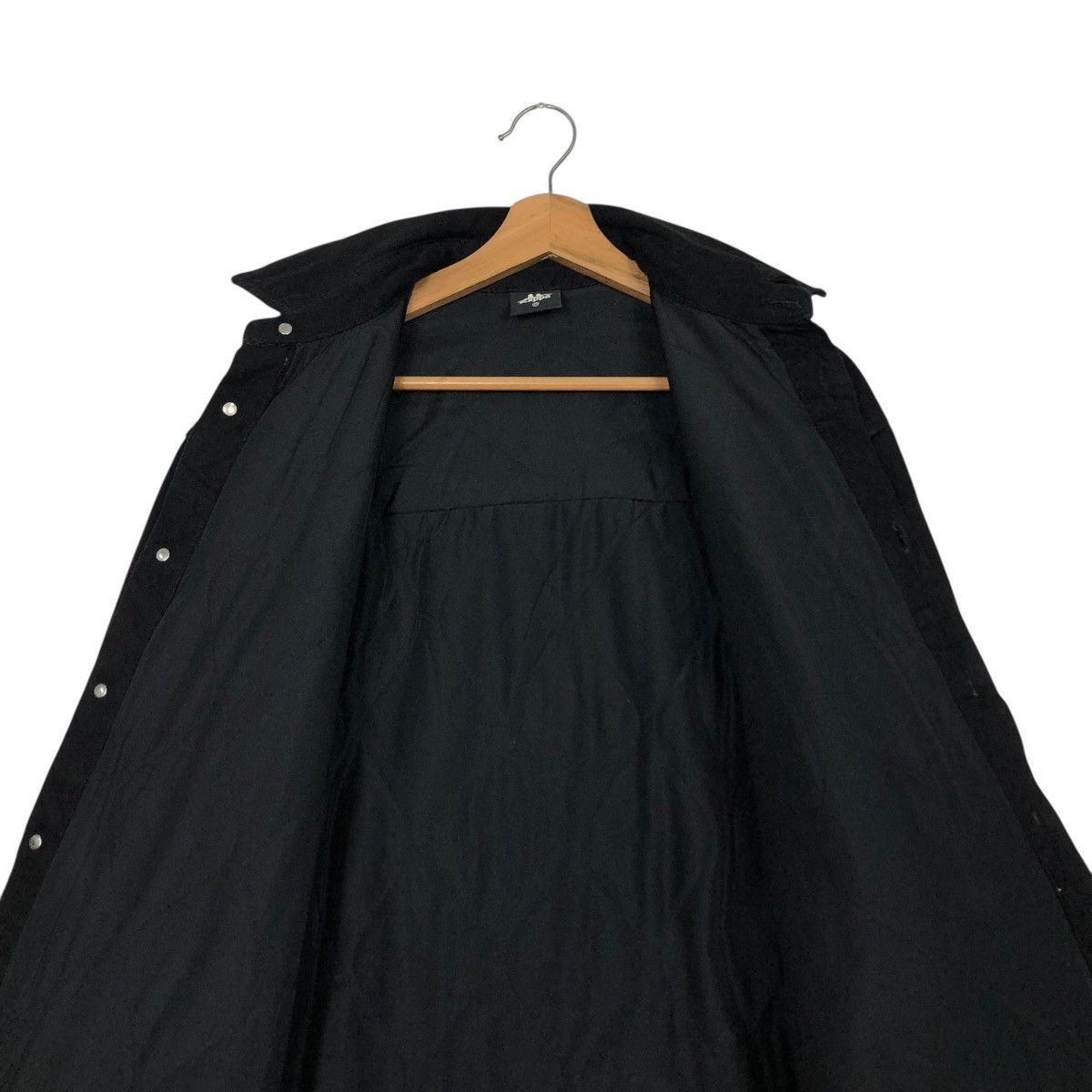 Japanese Brand 🔥RICH BLACK WOOL JACKET SNAP BUTTON KAPPA Size US XS / EU 42 / 0 - 17 Thumbnail