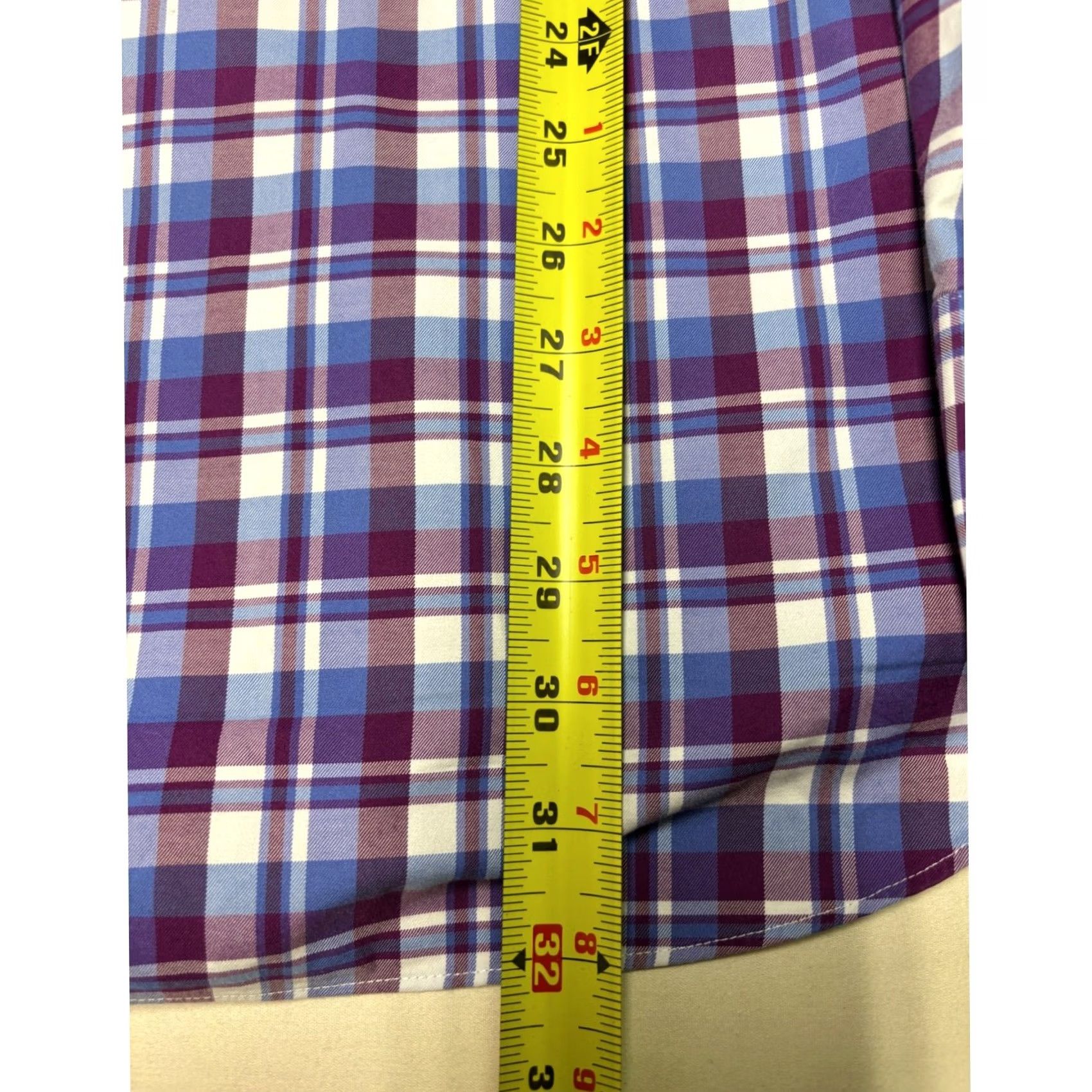 David Donahue David Donahue Mens 2XL Plaid Button-Down Shirt Long Sleeve Casual Business Size US XXL / EU 58 / 5 - 6 Thumbnail