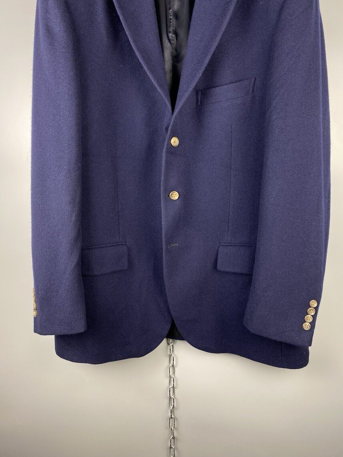 Polo Ralph Lauren Polo Ralph Lauren Cashmere Button Blazer Jacket Size 44R - 4 Thumbnail