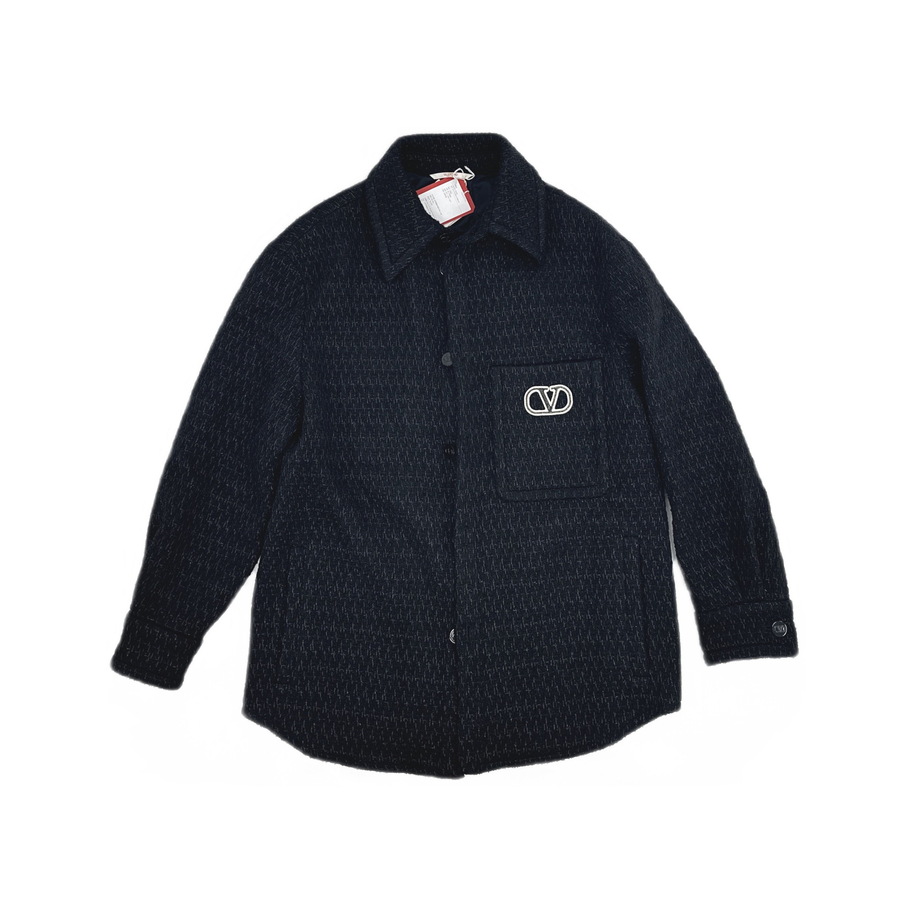 Valentino Valentino Logo Embroidery Shirt Jacket Size M Size US M / EU 48-50 / 2 - 1 Thumbnail
