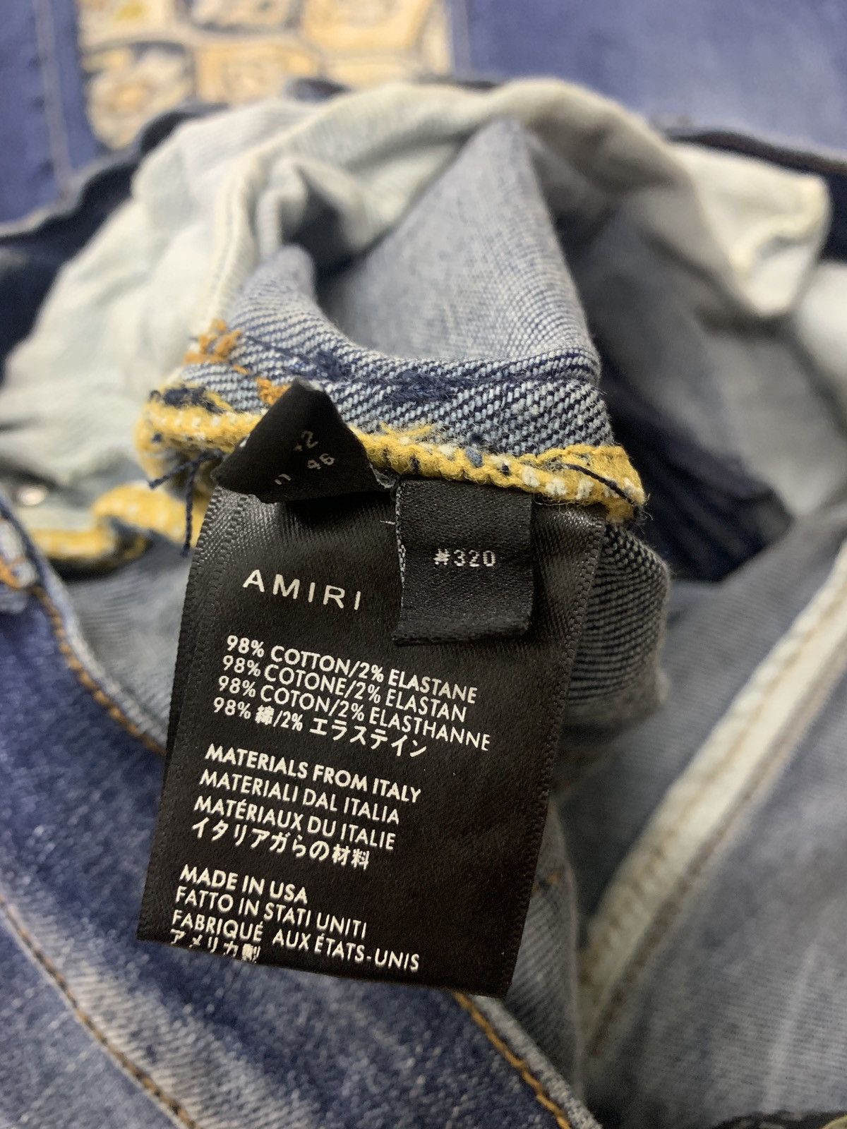 Amiri Amiri mx1 ripped skinny denim pants Size US 30 / EU 46 - 8 Thumbnail