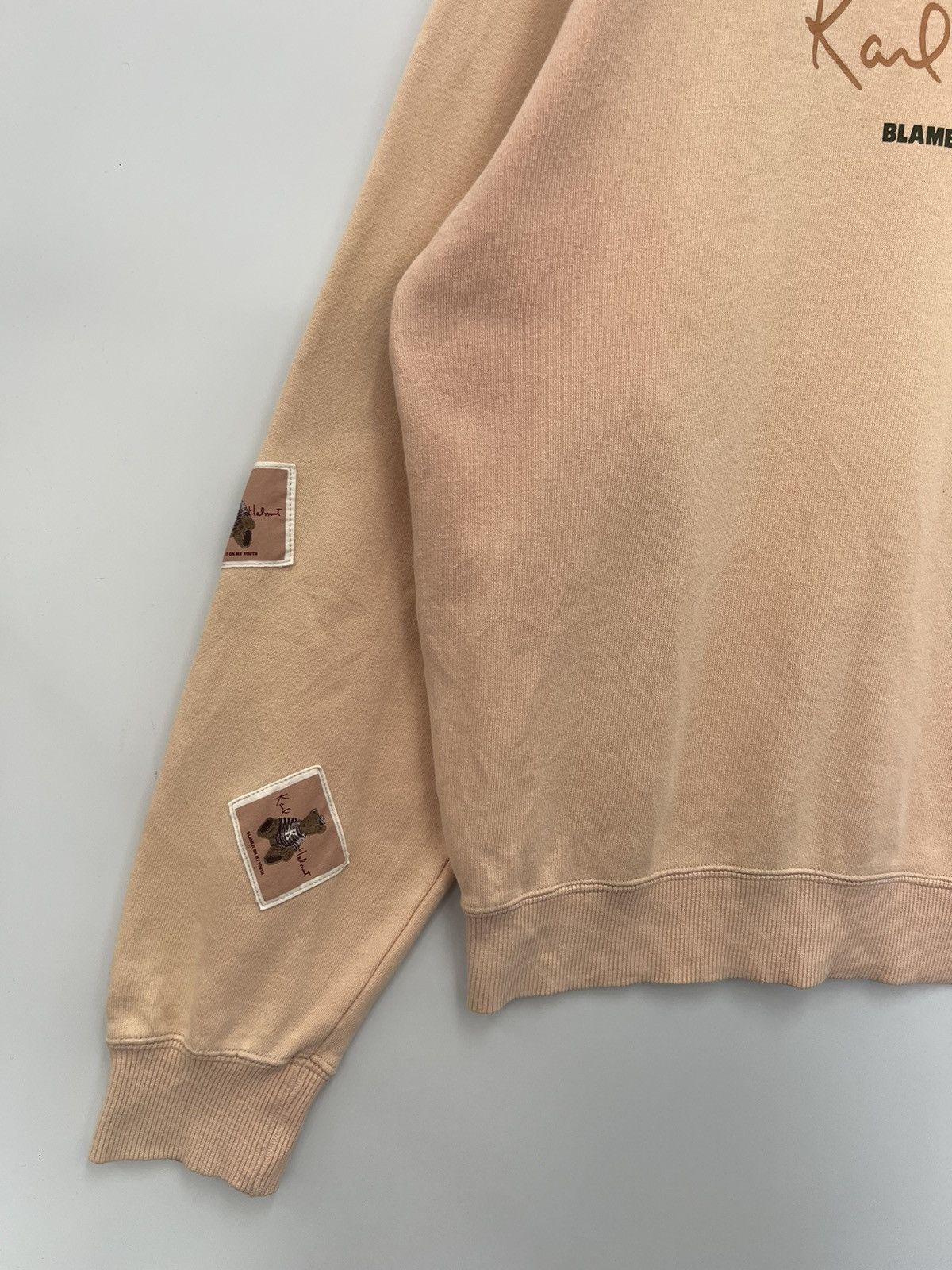 Japanese Brand × Karl Helmut × Vintage 🔥 Karl Helmut Faded multi patch Sweatshirt - M Size US M / EU 48-50 / 2 - 3 Thumbnail