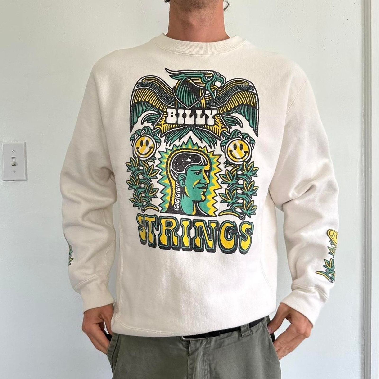 Band Tees × Other Billy Strings Fall 2021 Concert Tour Merch Crewneck Size US M / EU 48-50 / 2 - 8 Thumbnail