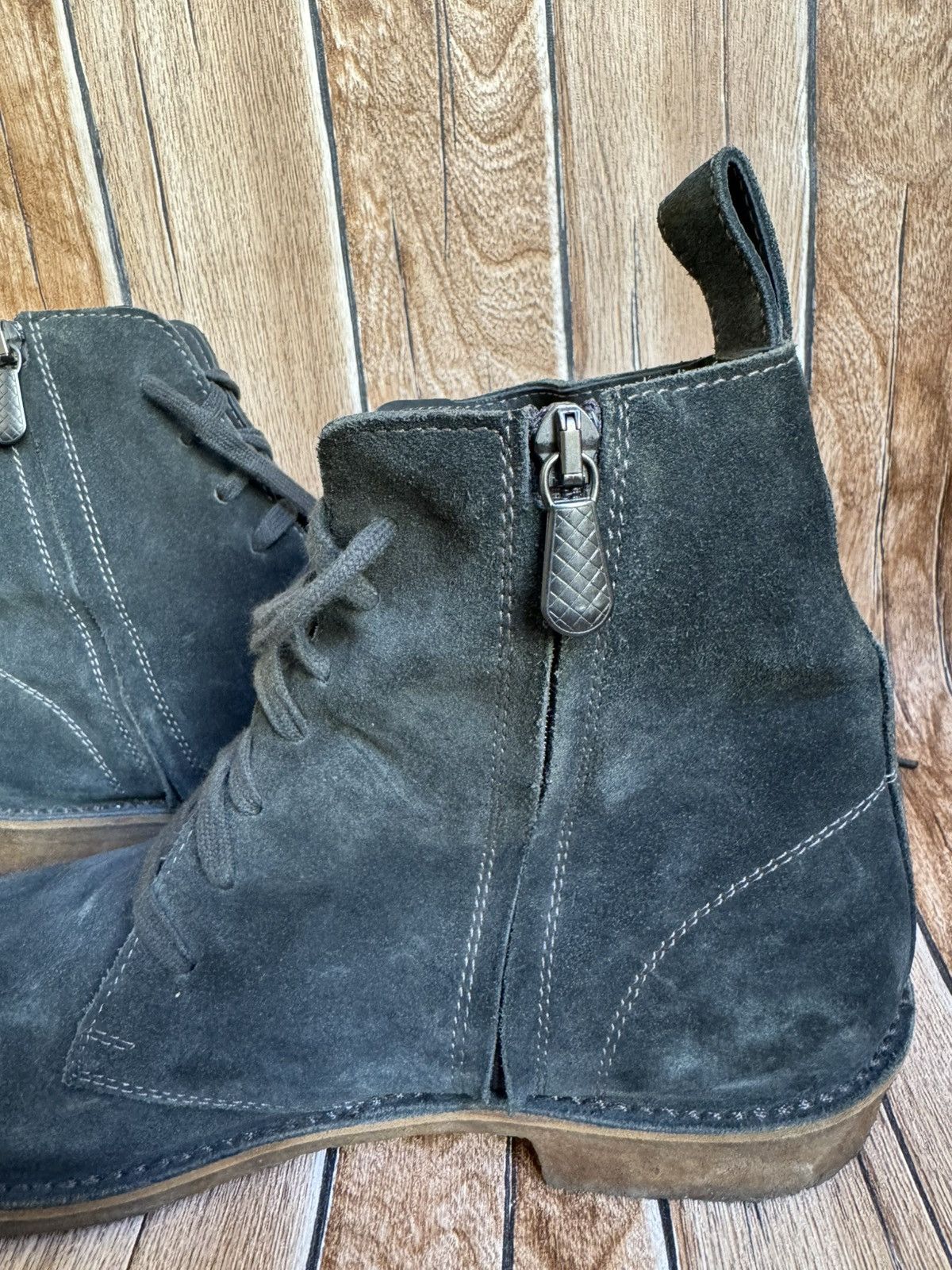 Bottega Veneta Lace up side zipper Chelsea boots kanye west Size US 11 / EU 44 - 8 Thumbnail