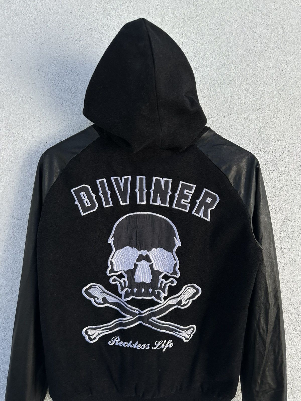 If Six Was Nine Deviner Skull Punk Full Zipper Jacket Size US M / EU 48-50 / 2 - 2 Thumbnail