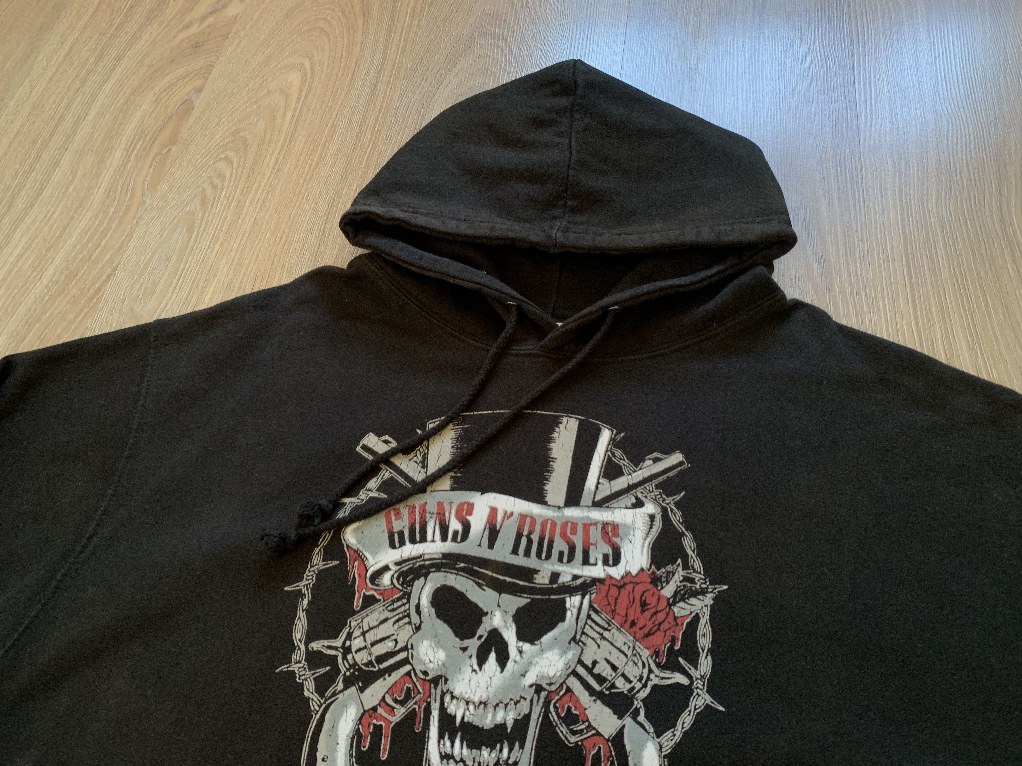 Guns N' Roses Vintage Guns N Roses Black Printed Hoodie 2012 Size US XL / EU 56 / 4 - 4 Thumbnail