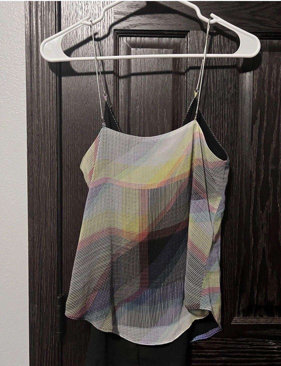 Vintage RACHEL Rachel Roy Printed Tank Top Metal Chain Straps M Y2K Size M / US 6-8 / IT 42-44 - 4 Thumbnail