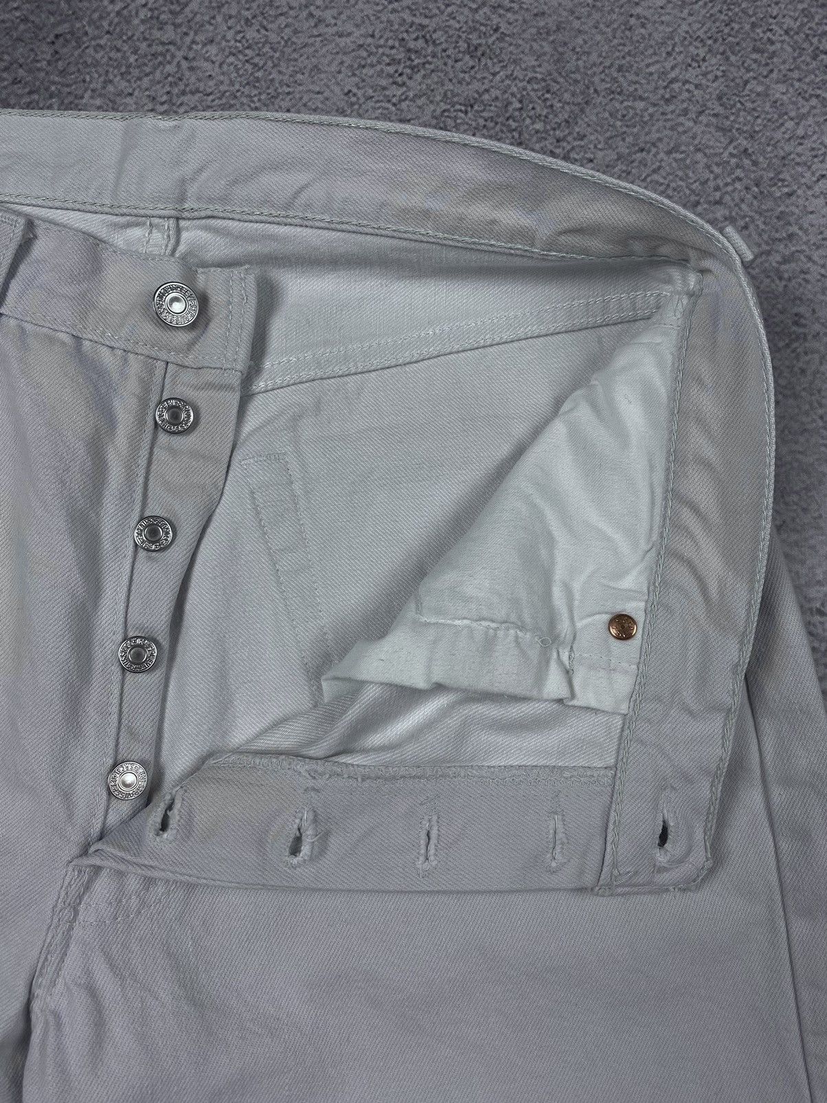 Levi's × Vintage Levis 501 Vintage White Jeans Size US 32 / EU 48 - 13 Thumbnail