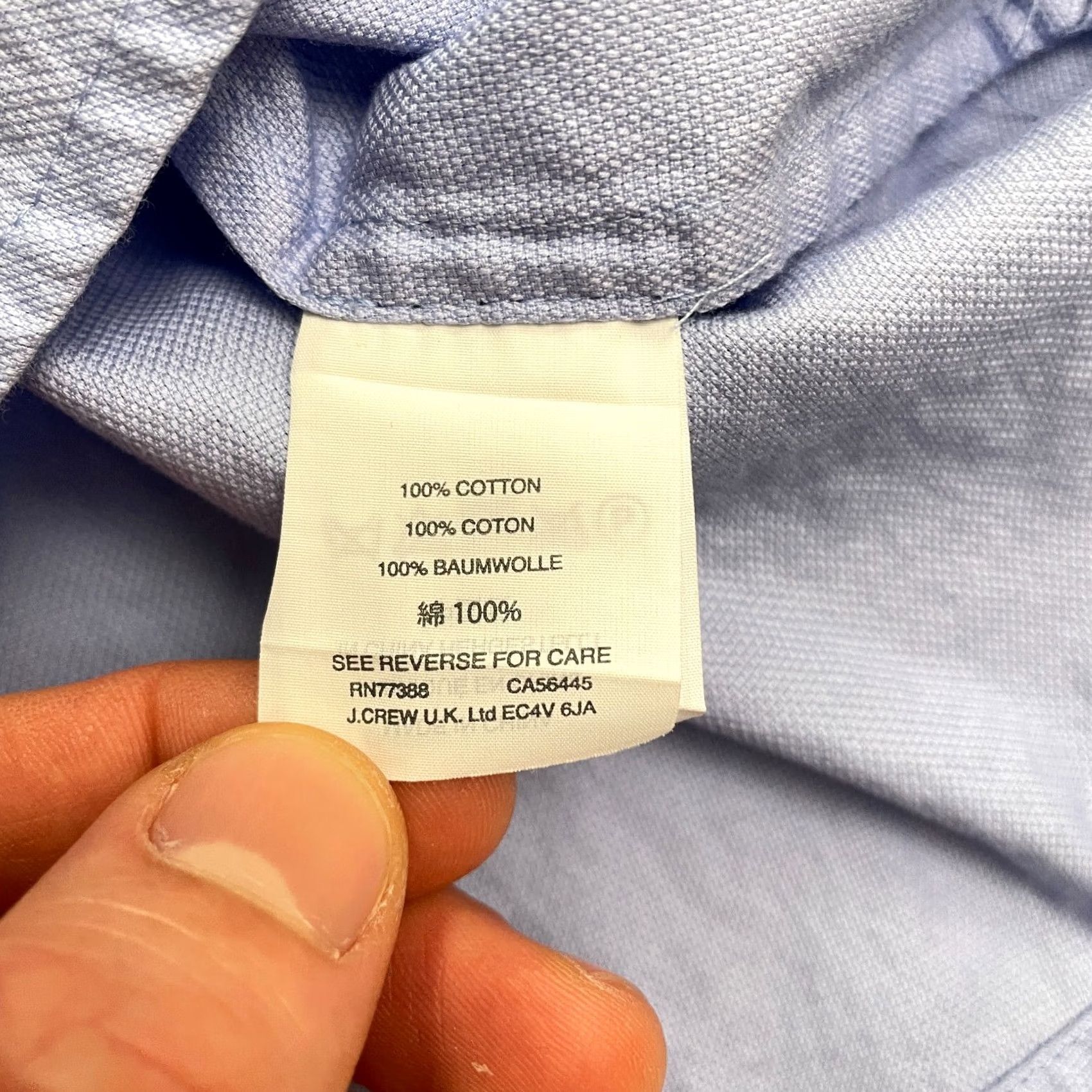 J.Crew J.Crew Ruffle Top Womens 00 Blue Airy Cotton Keyhole Sleeveless Blouse Size XXS / US 00 / IT 34 - 7 Thumbnail