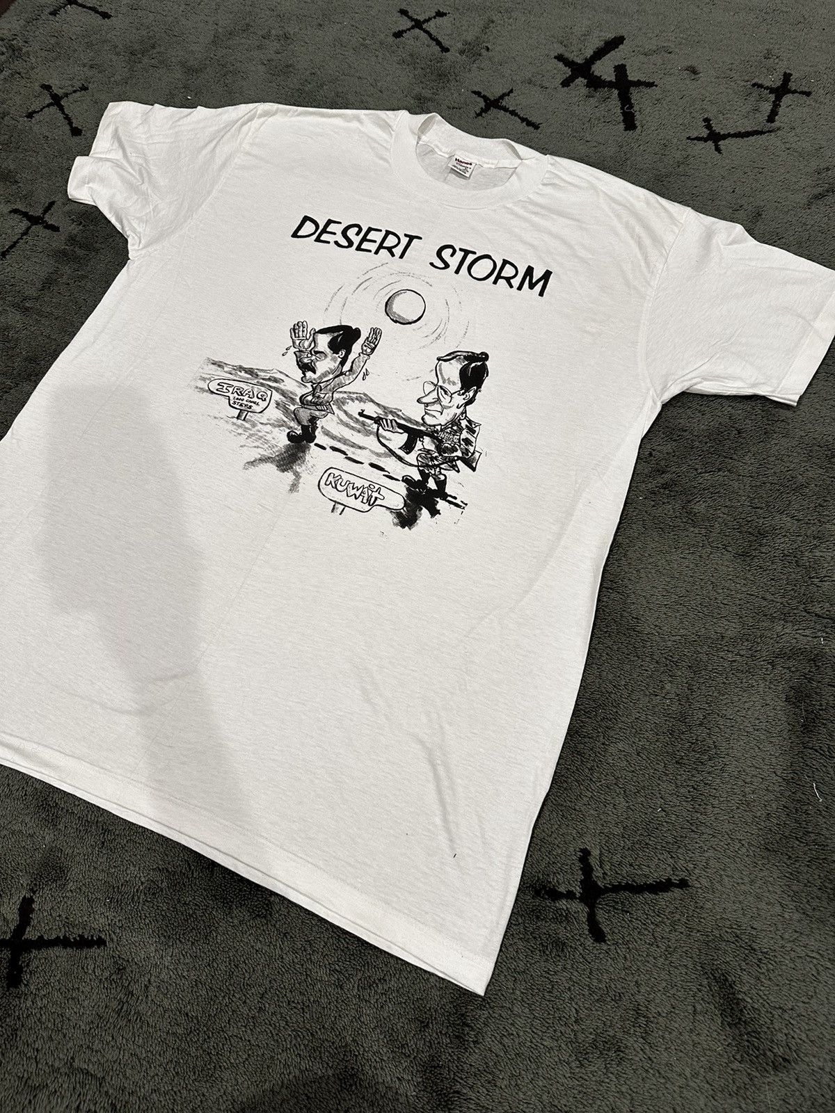 Hanes × Vintage Vintage Single Stitch “Desert Storm” Graphic T Size US XL / EU 56 / 4 - 3 Thumbnail