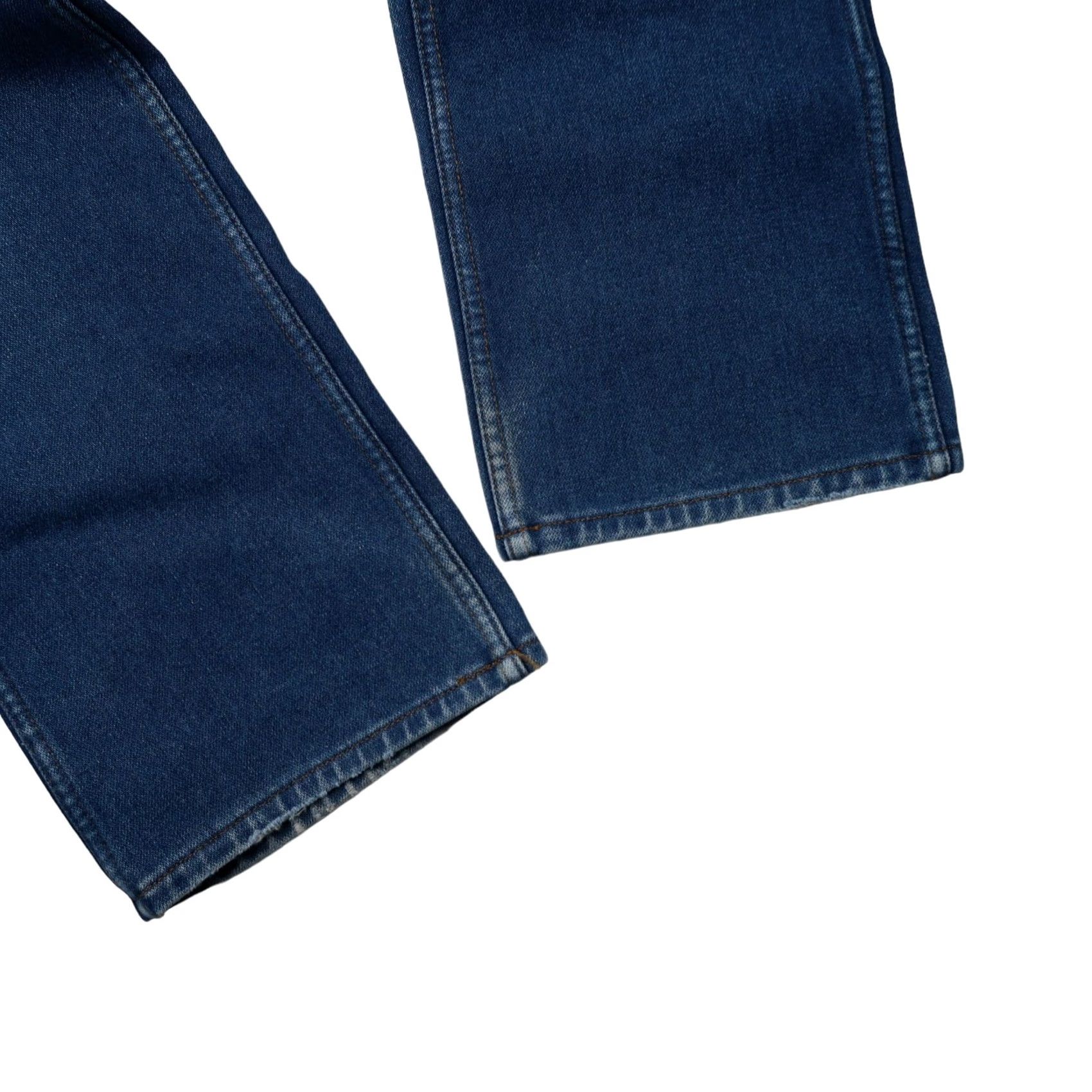 Denime VINTAGE Sheplers Jeans Blue 34x30 Flannel Lined Denim Jeans Mens Regular Size 34 Inseam 30 Size US 34 / EU 50 - 4 Thumbnail