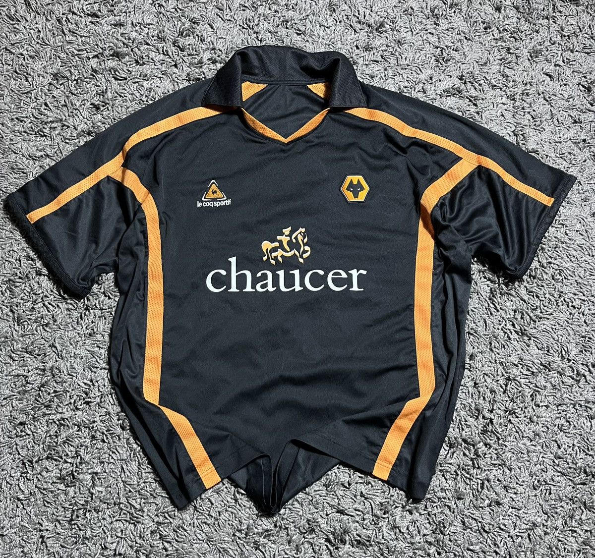 Le Coq Sportif WOLVERHAMPTON LE COQ SPORTIF 2005/06 TRIKOT SOCCER JERSEY Size US XXL / EU 58 / 5 - 1 Thumbnail