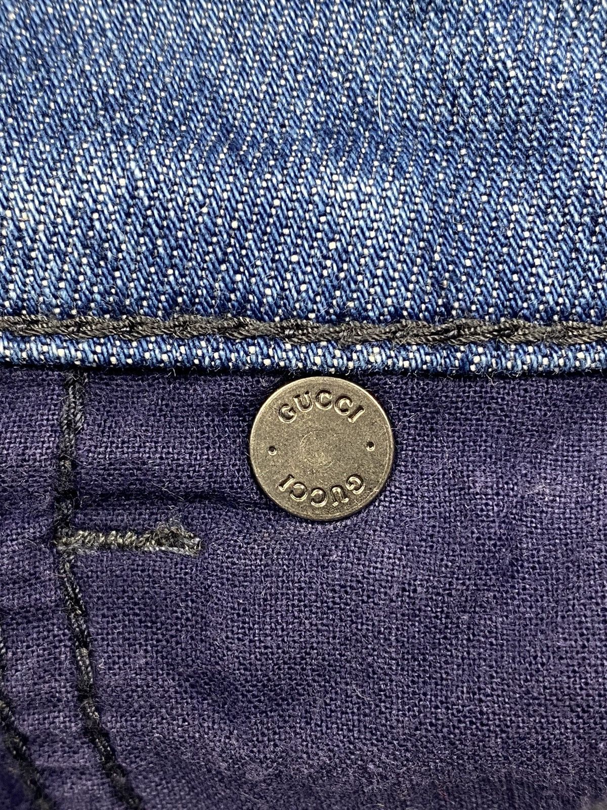 Gucci Gucci Boot Cut Blue Jeans Luxury Italy Designer Women Size 26" / US 2 / IT 38 - 20 Thumbnail