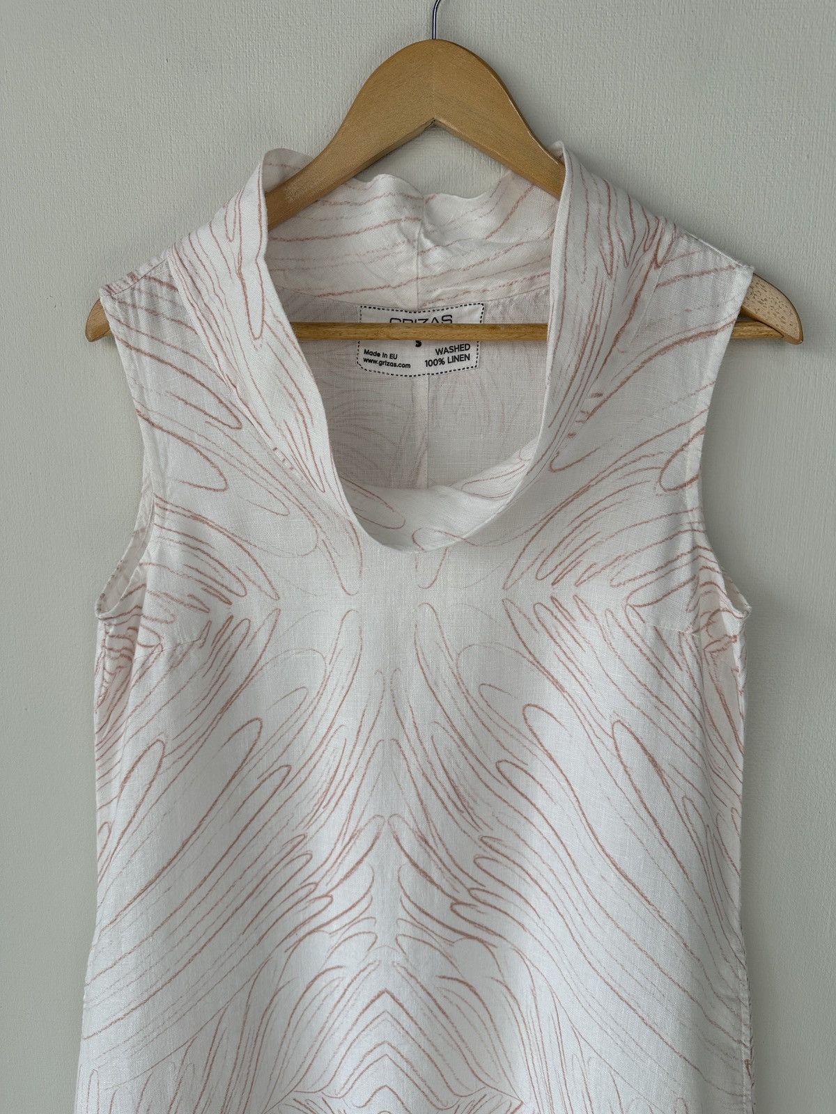 Other GRIZAS 100% Linen Floral Sleeveless Dress Lagenlook size S Size S / US 4 / IT 40 - 4 Thumbnail