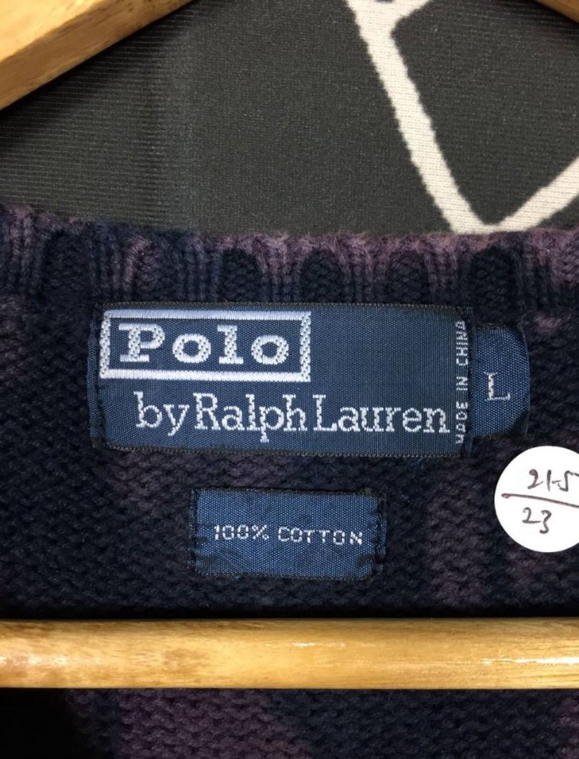 Polo Ralph Lauren Distressed Cropped Fit Knit Sweater Vest Size US L / EU 52-54 / 3 - 11 Thumbnail