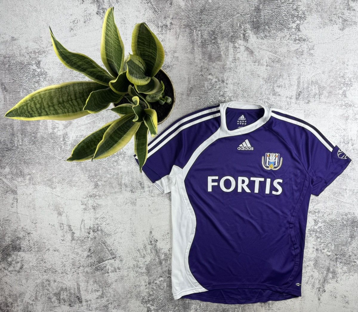 Adidas Anderlecht 2006 2008 Home Adidas Vintage Belgium Soccer Football Shirt Jersey Size US S / EU 44-46 / 1 - 1 Thumbnail
