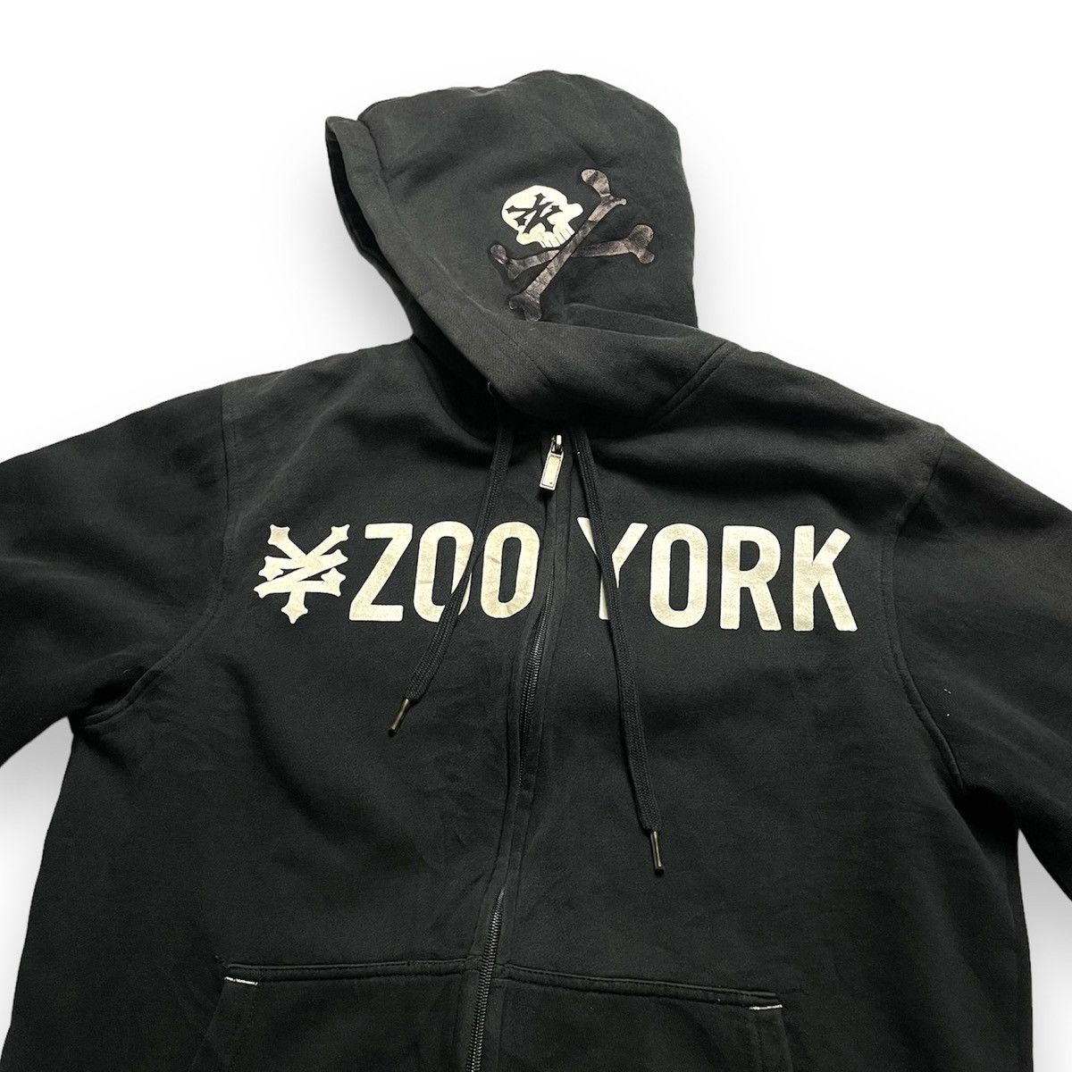 Zoo York ☠️ ZOO YORK SKATEBOARD SKULL HOODIE SWEATER Size US M / EU 48-50 / 2 - 3 Thumbnail
