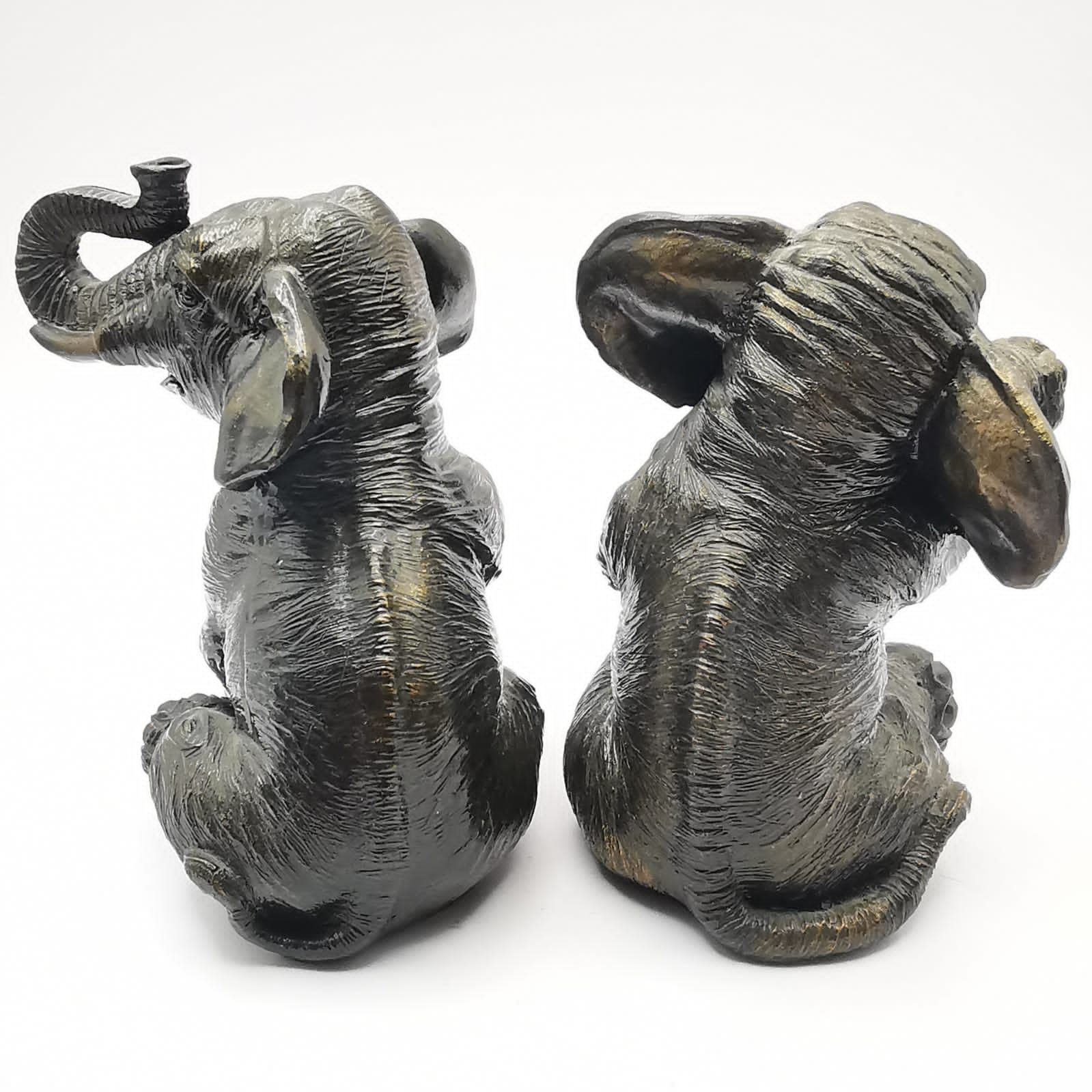 Vintage 1980s Vintage Beautiful Handmade Elephant figure Size ONE SIZE - 8 Thumbnail