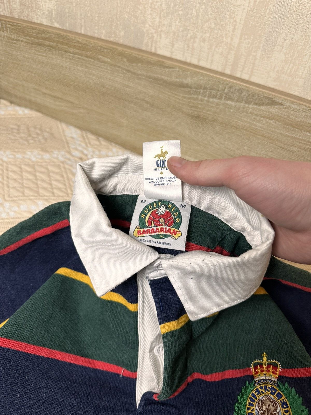 Barbarian 🔥 Barbarian Rugby Wear Royal Police Polo Shirt Chief Keef Size US M / EU 48-50 / 2 - 5 Thumbnail