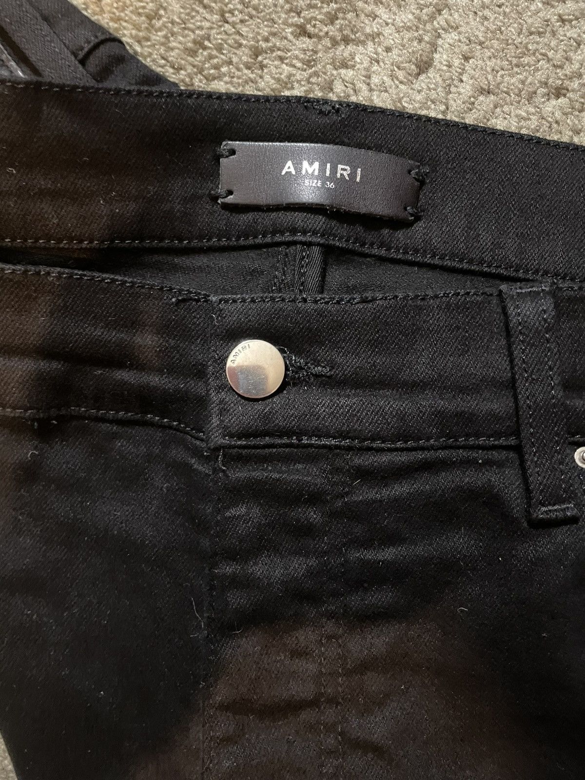 Amiri Sz 36 Black amiri jeans Size US 36 / EU 52 - 4 Thumbnail