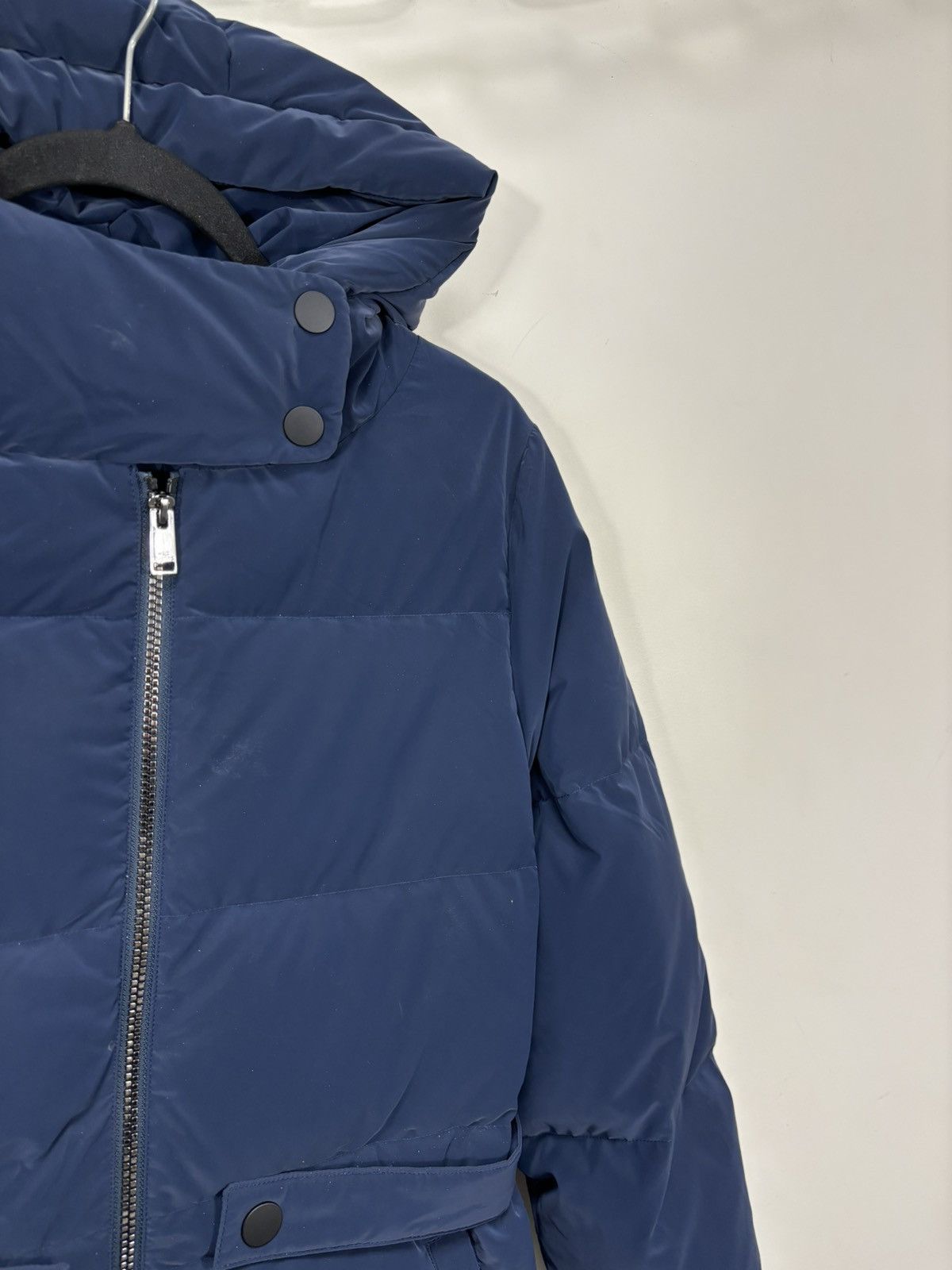 Cop Copine Cop Copine Women’s NWT Poutou Blue Hooded Down Puffer Jacket Size M / US 6-8 / IT 42-44 - 8 Thumbnail
