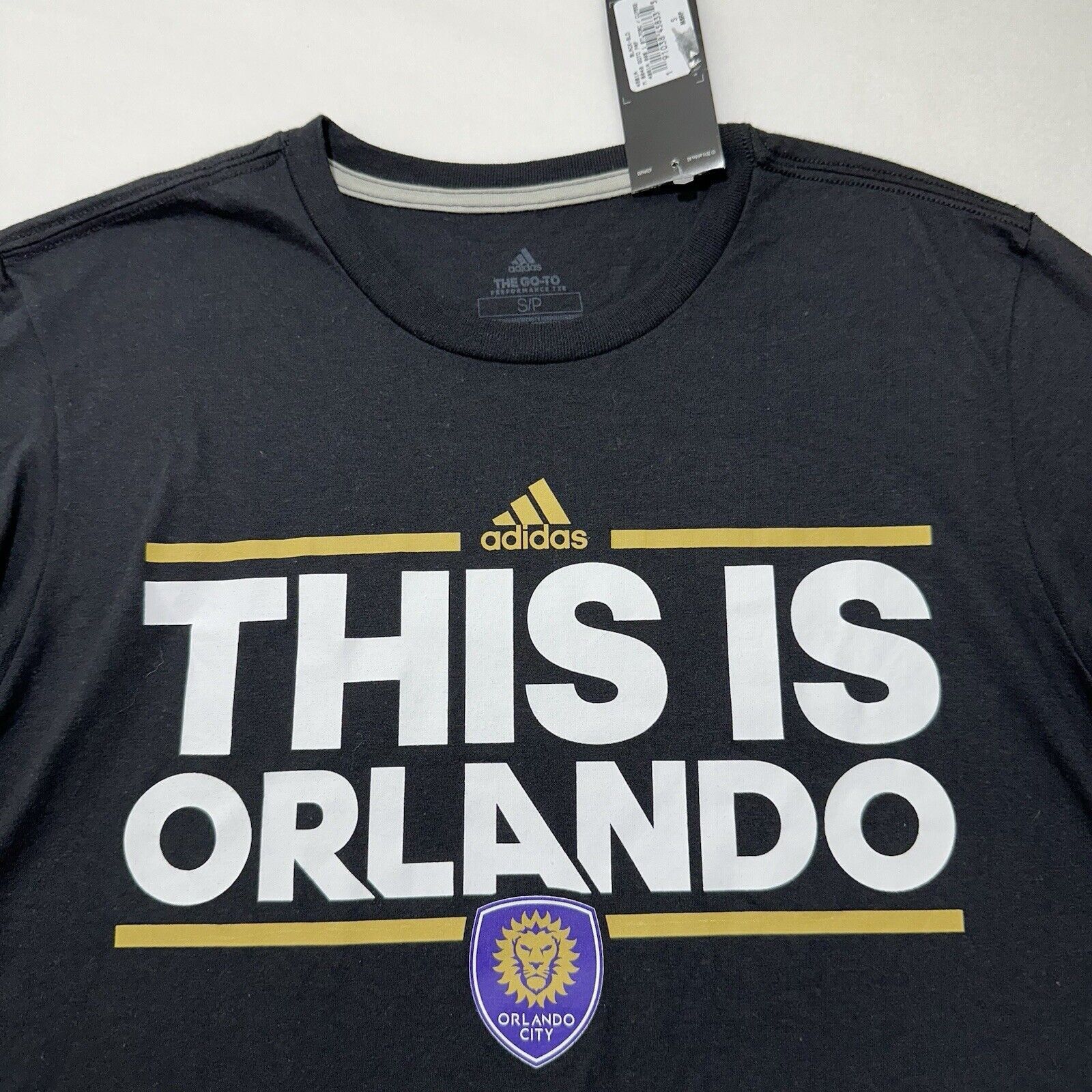 Adidas Adidas MLS Orlando City SC Mens Small Black T Shirt Size US S / EU 44-46 / 1 - 2 Thumbnail