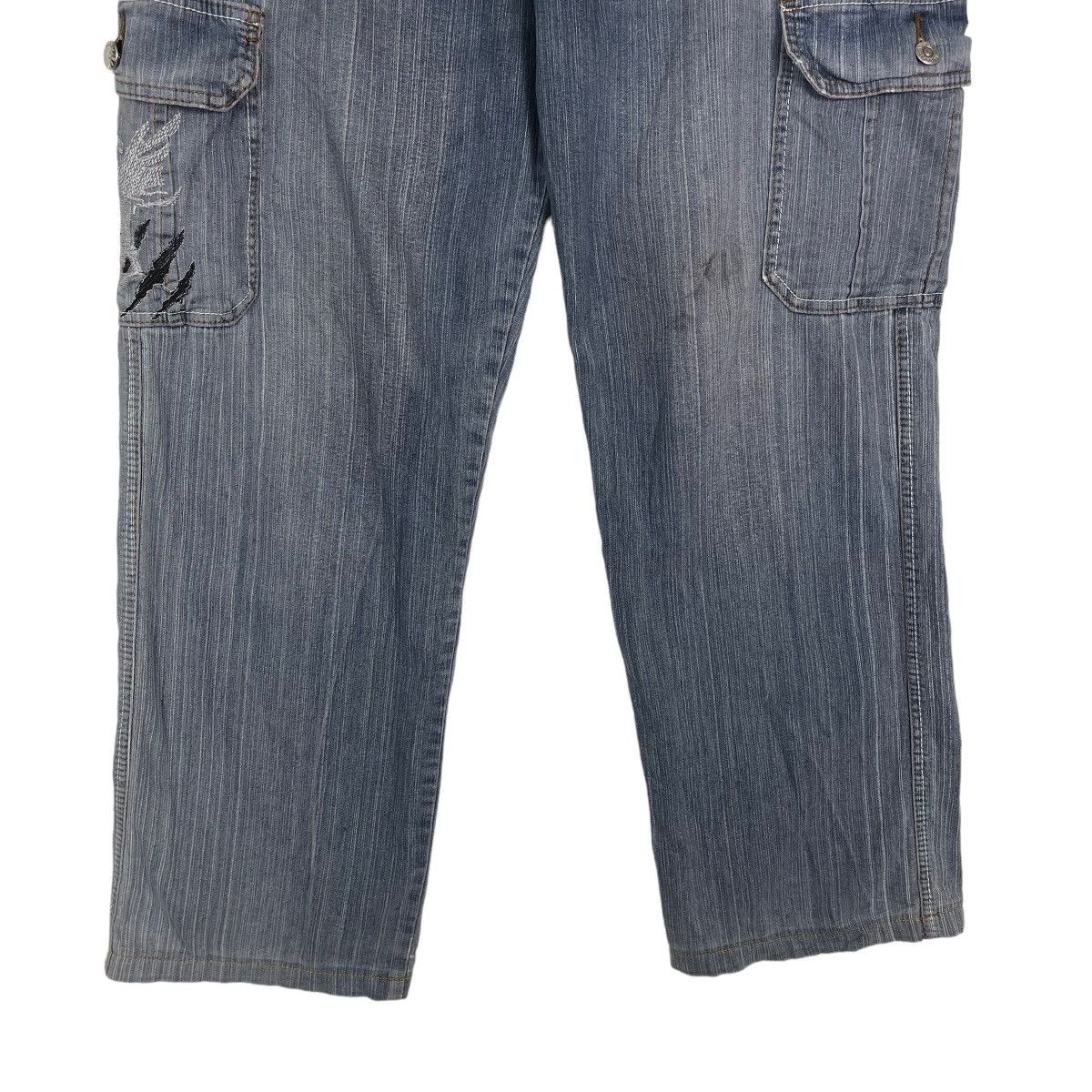 Hysteric Glamour CANDID KAVEN WORK CARGO FLARE JEAN Size US 34 / EU 50 - 4 Thumbnail