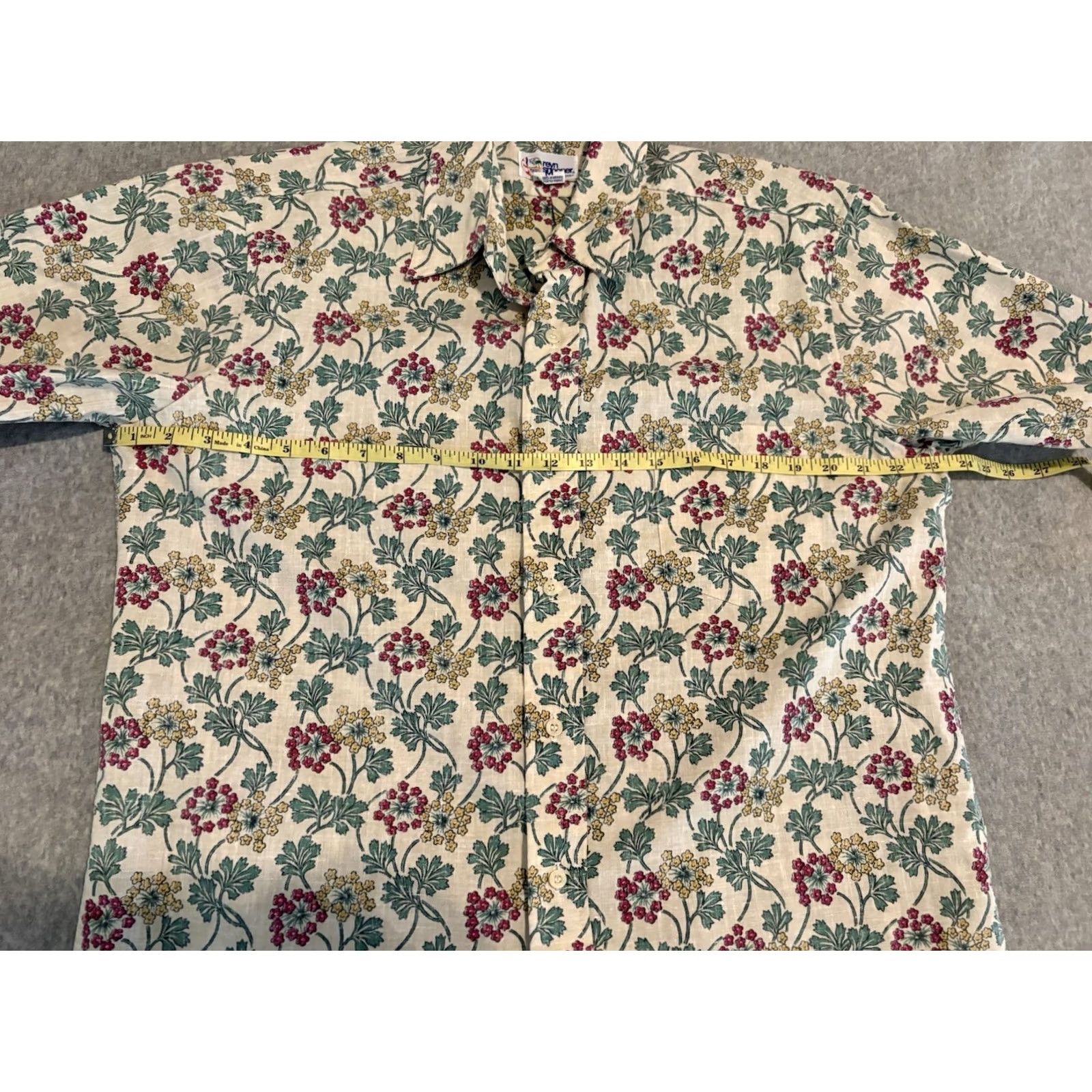 Reyn Spooner Reyn Spooner Hawaiian Floral Short Sleeve Shirt Mens M Multicolor Button-Up Cotton Blend Hawaiian Theme Size US M / EU 48-50 / 2 - 3 Thumbnail