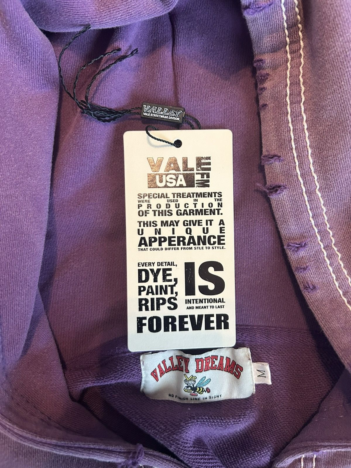 Vale Valley Dream Religion Zip Up Jacket “Purple” Size US M / EU 48-50 / 2 - 4 Thumbnail