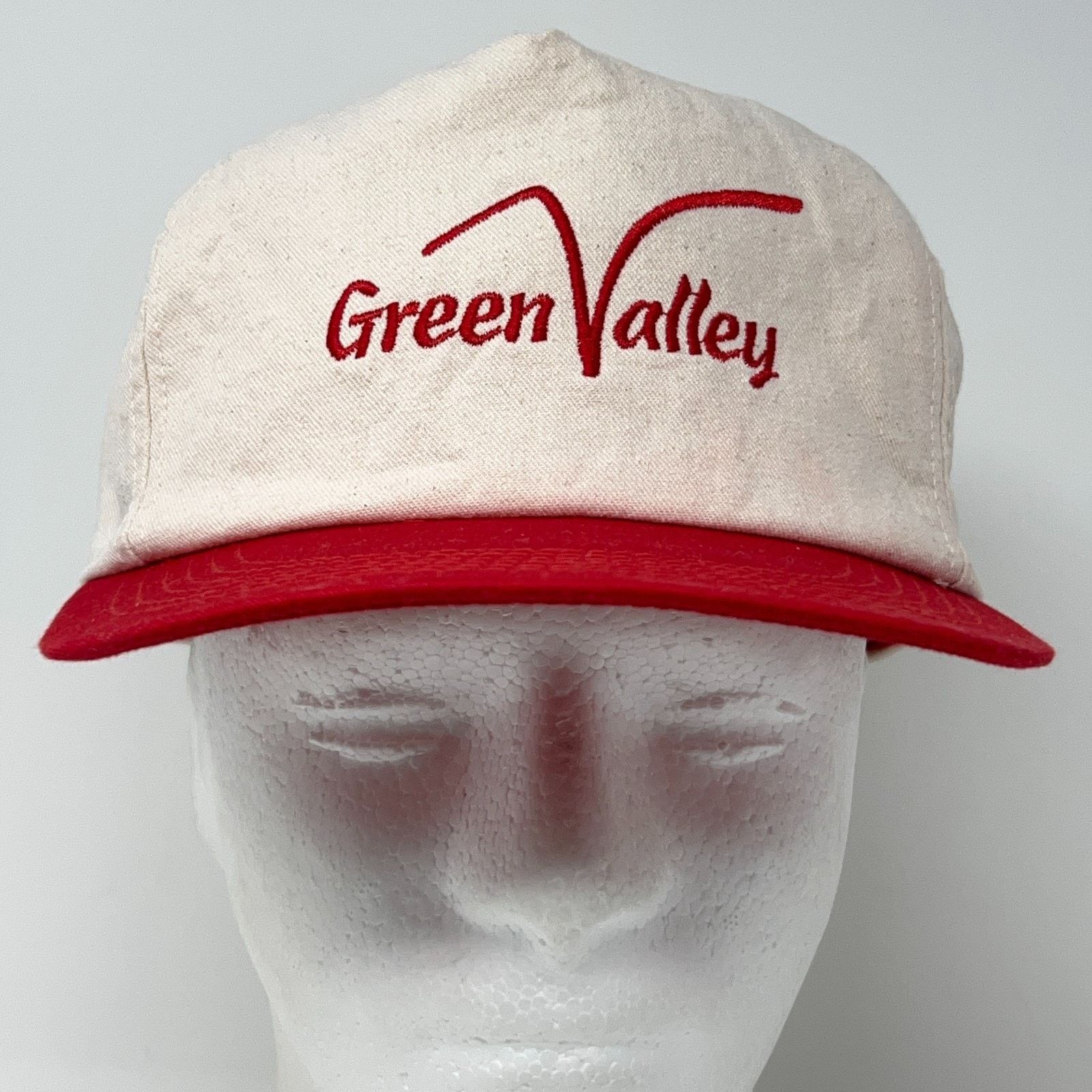 Vintage Vintage 90s Green Valley Golf Course Hat Cap Sioux City Red Size ONE SIZE - 2 Thumbnail