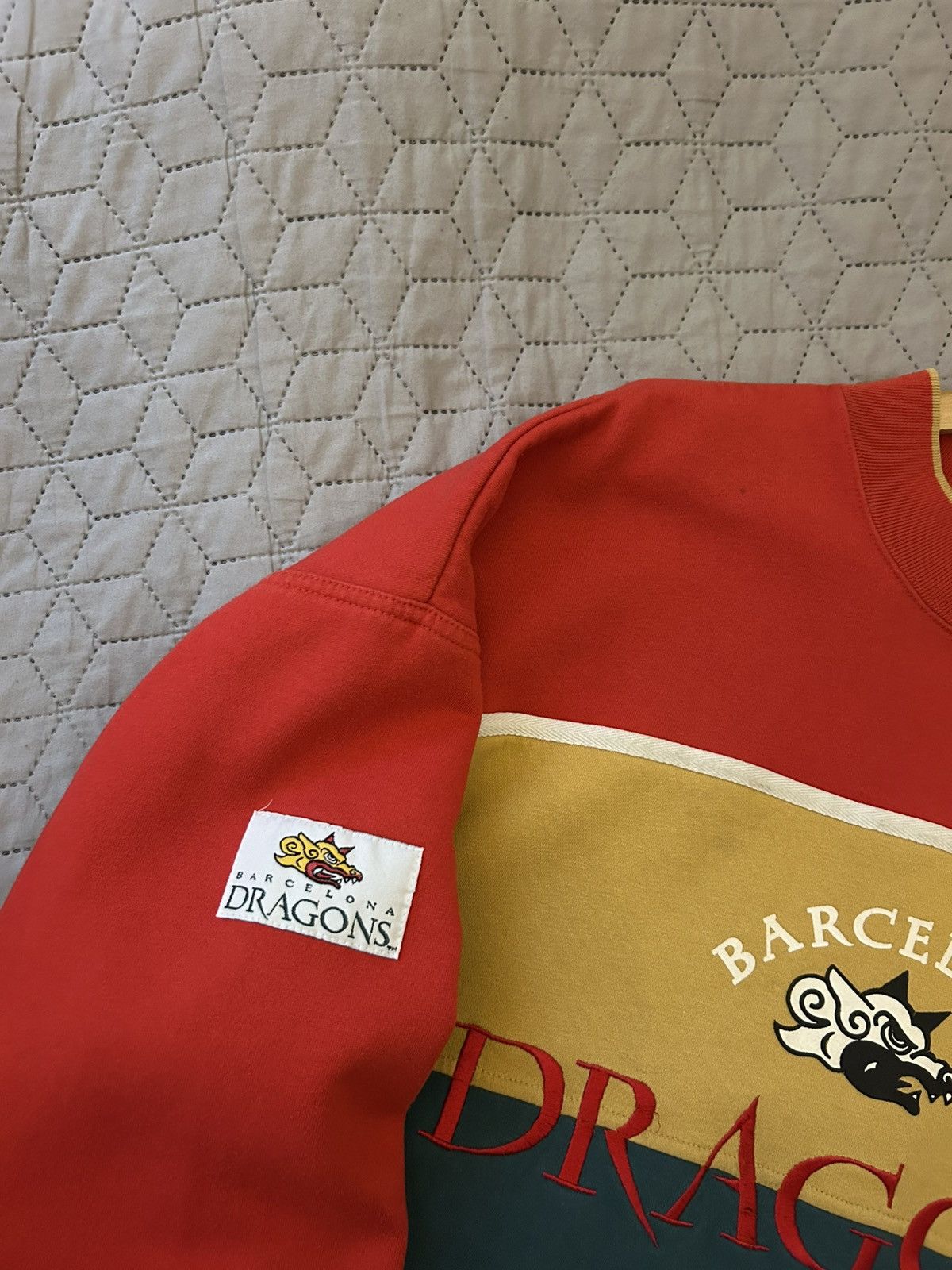 Adidas Adidas Barselona Dragons Vintage 90's rare man's sweatshirt Size US L / EU 52-54 / 3 - 12 Thumbnail