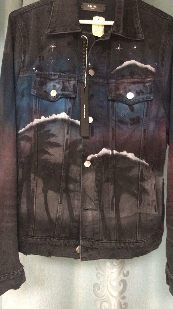 Amiri Amiri 18aw starry night wolf destruction jacket Size US S / EU 44-46 / 1 - 1 Thumbnail