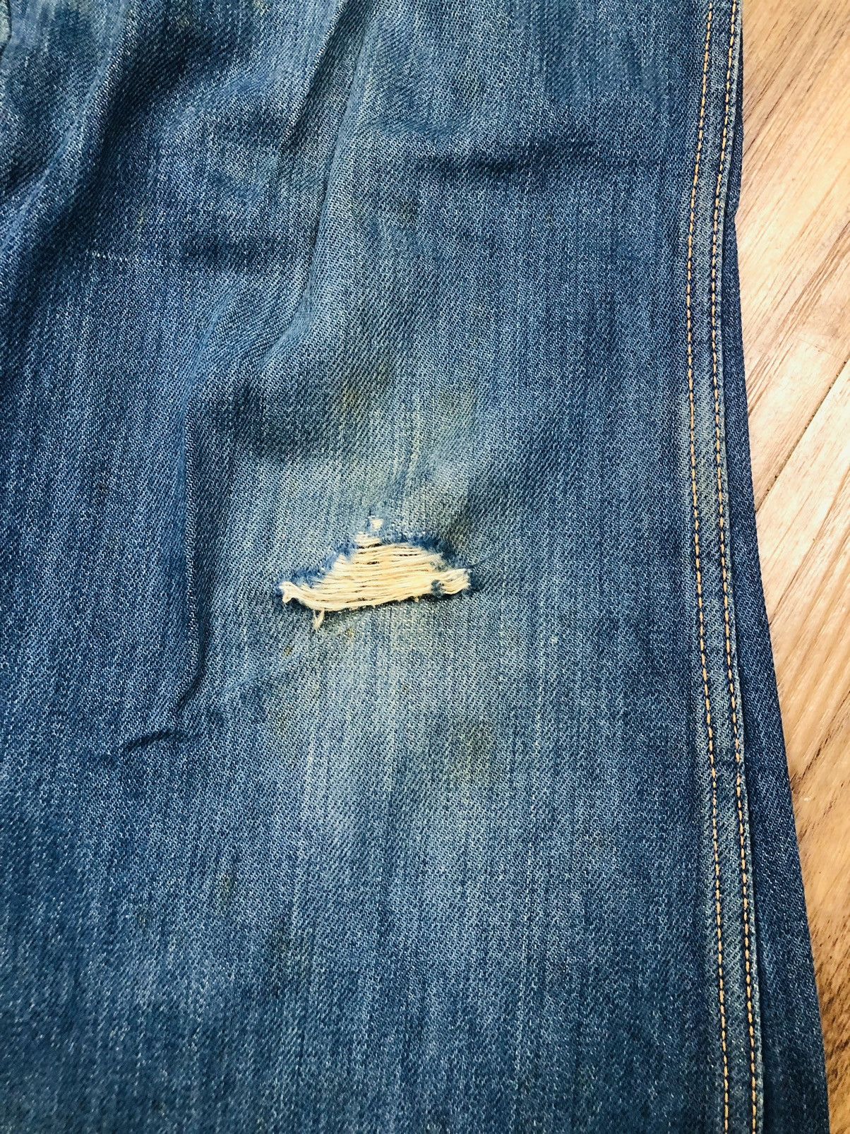 Beauty Beast Rare Vintage Heddon 70s Bell Bottom Flare Jeans (40) Size 32" / US 10 / IT 46 - 5 Thumbnail