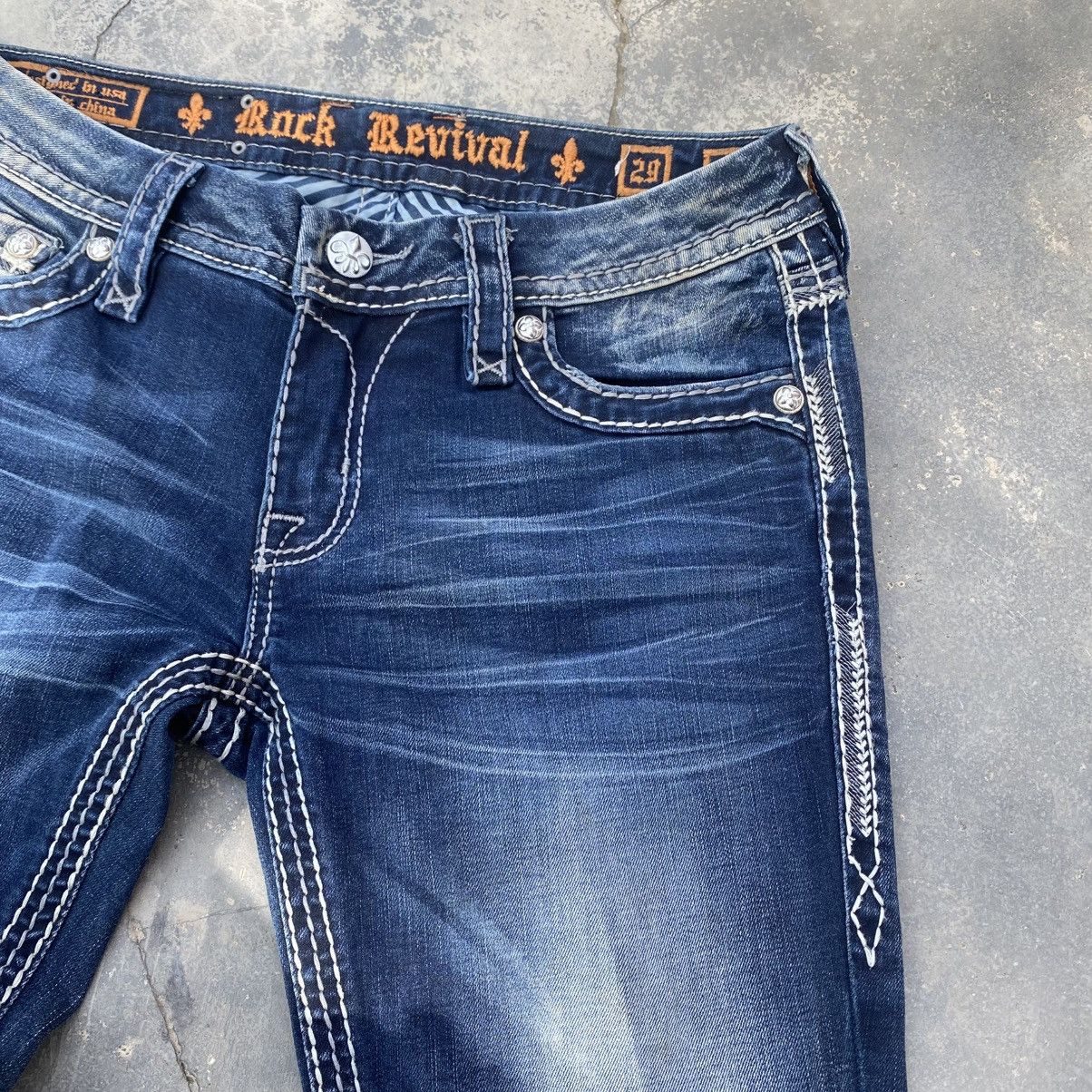 Other ROCK REVIVAL Chrome Flare Size US 30 / EU 46 - 5 Thumbnail